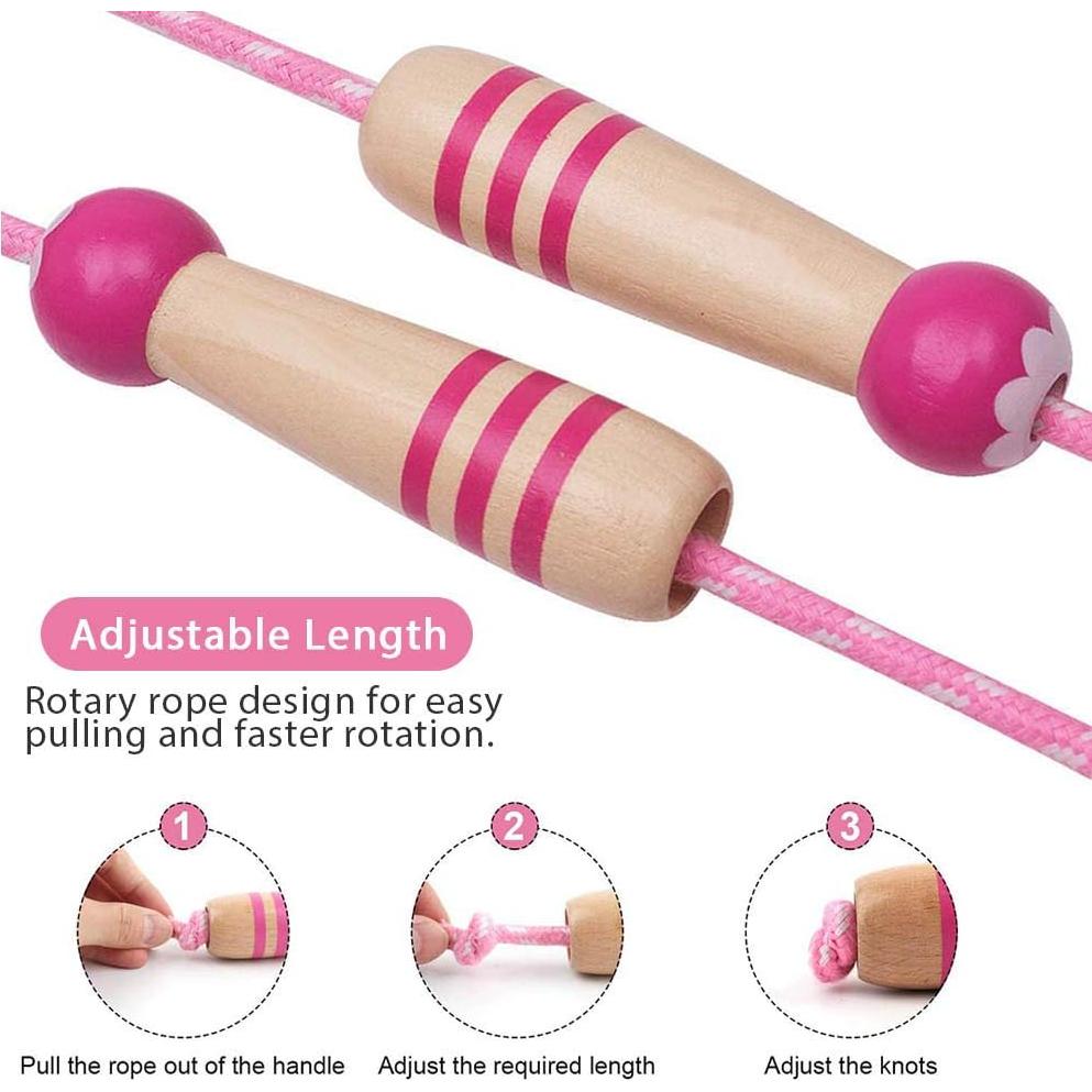 Cuerda de Saltar Ajustable ACEONE para Niños 2.6m Verde