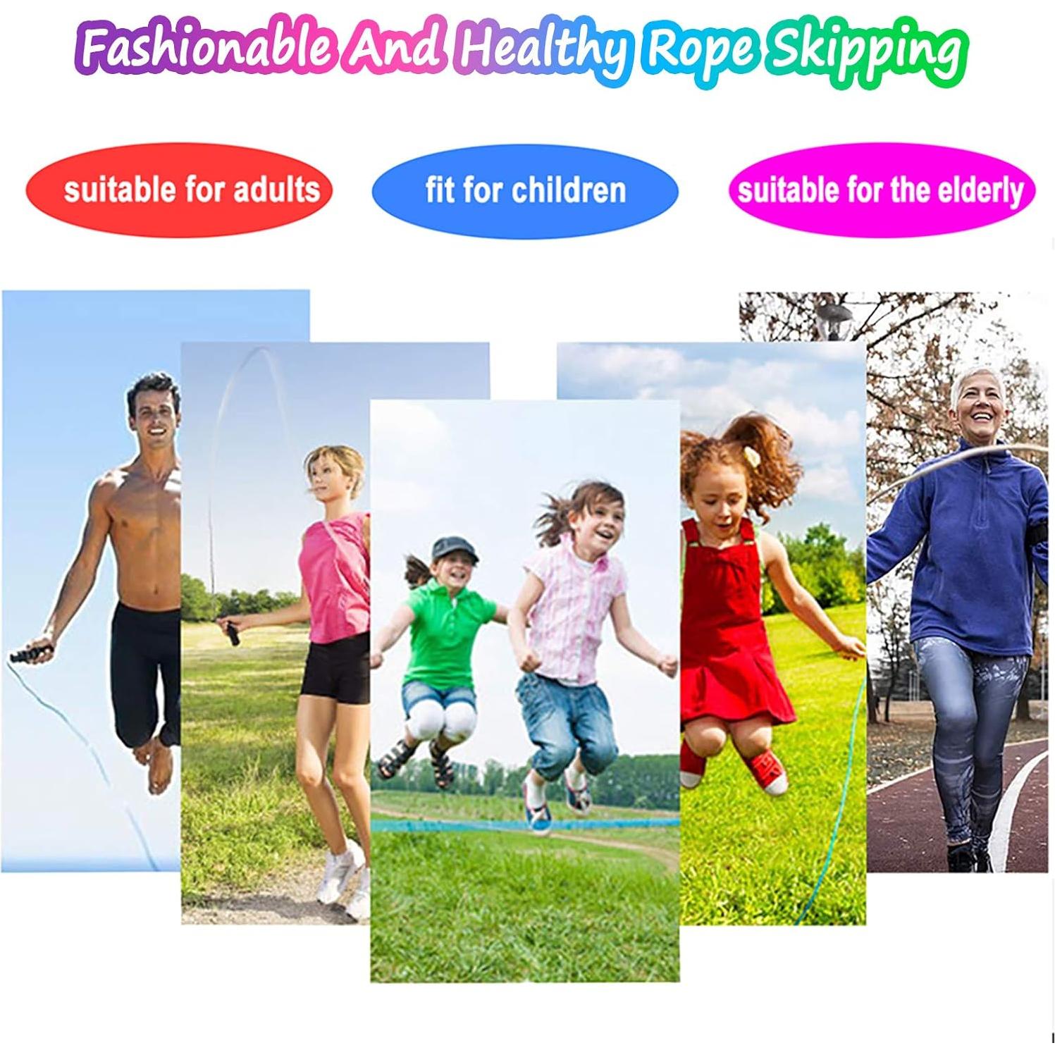 Cuerda de Saltar Ajustable AIZIYUO para Niños - 4 Piezas PVC