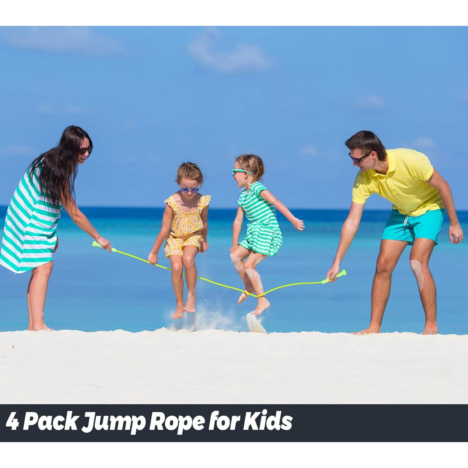 Cuerda de Saltar Ajustable AIZIYUO para Niños - 4 Piezas PVC