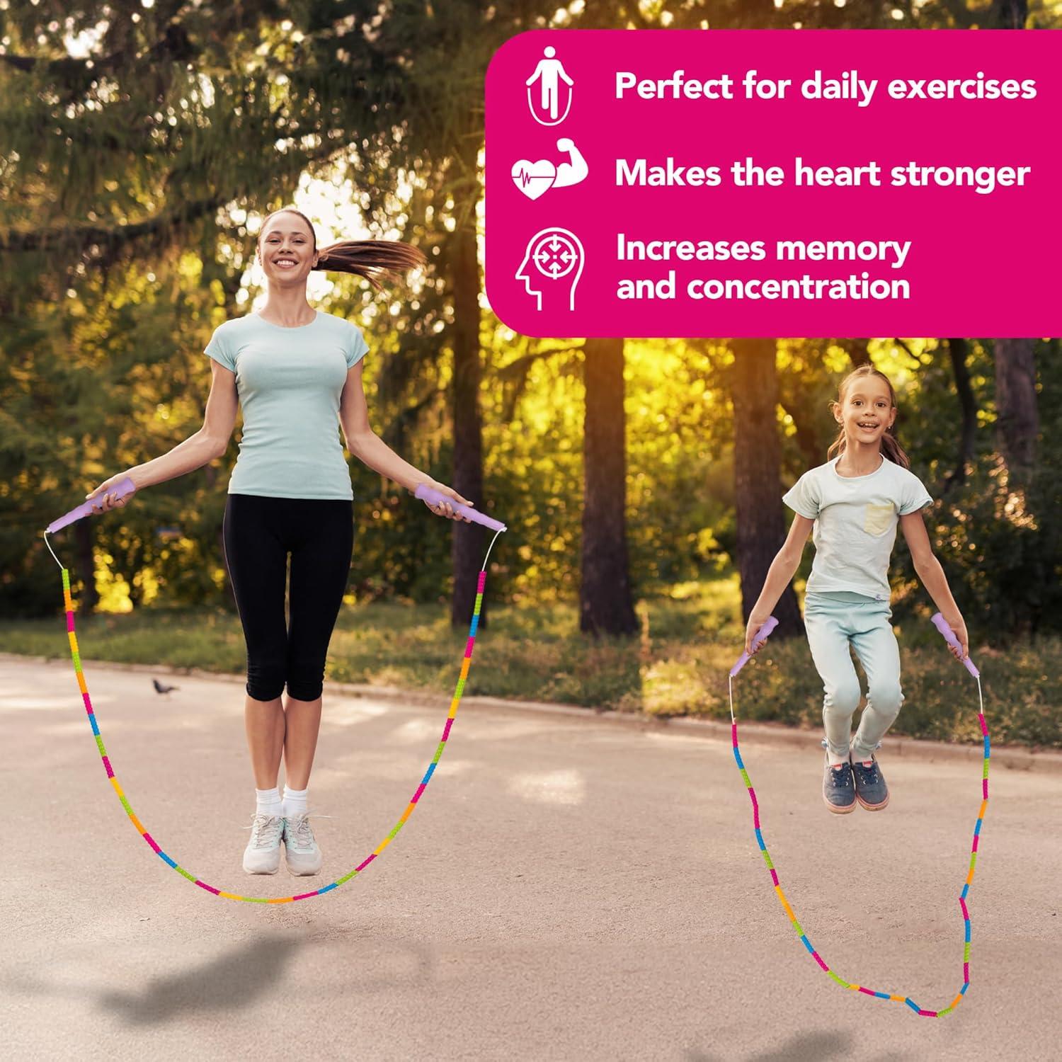 Cuerda de Salto Colorida ArtCreativity para Niños 2.44m