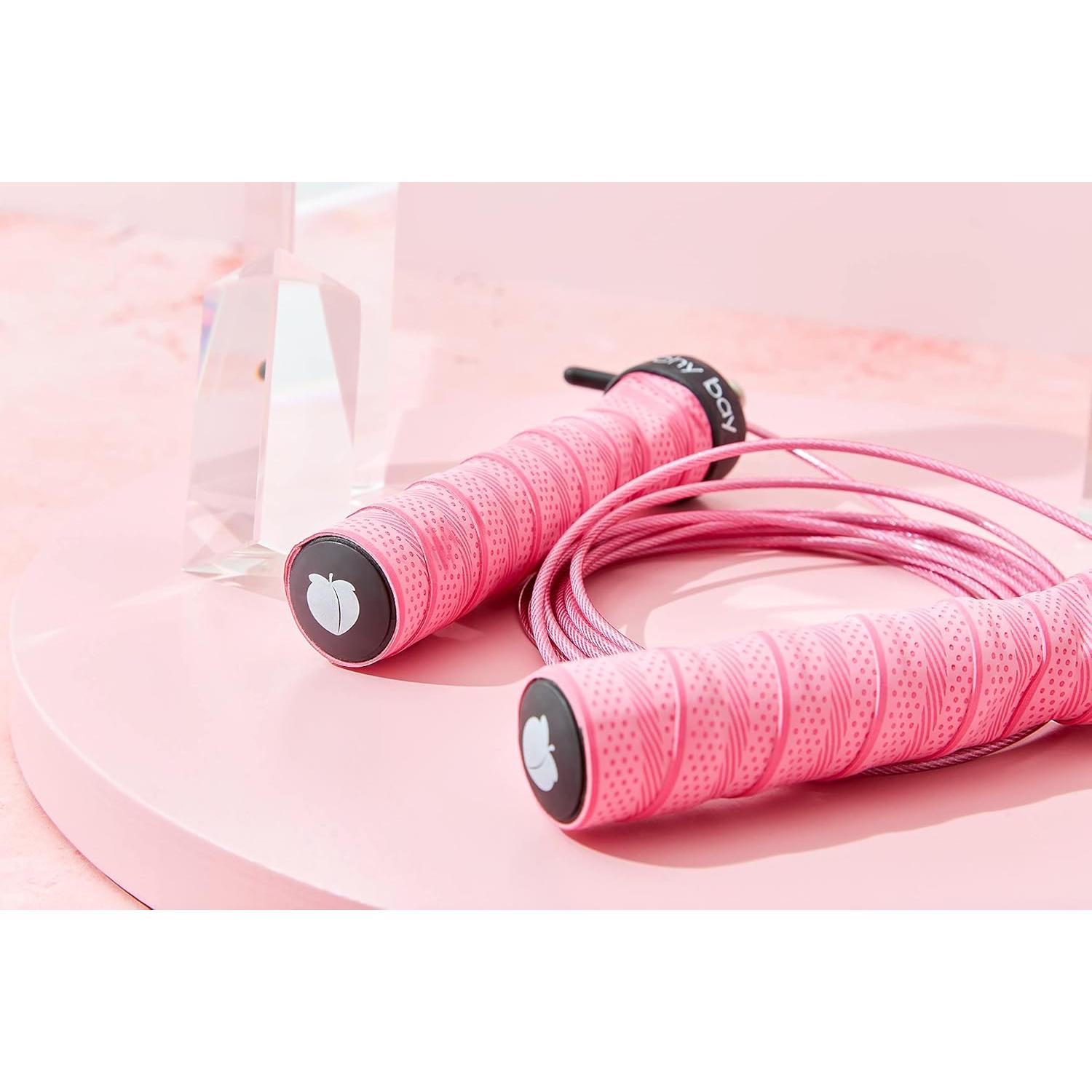 Cuerda de saltar ajustable The Peachy Bay con mangos antideslizantes