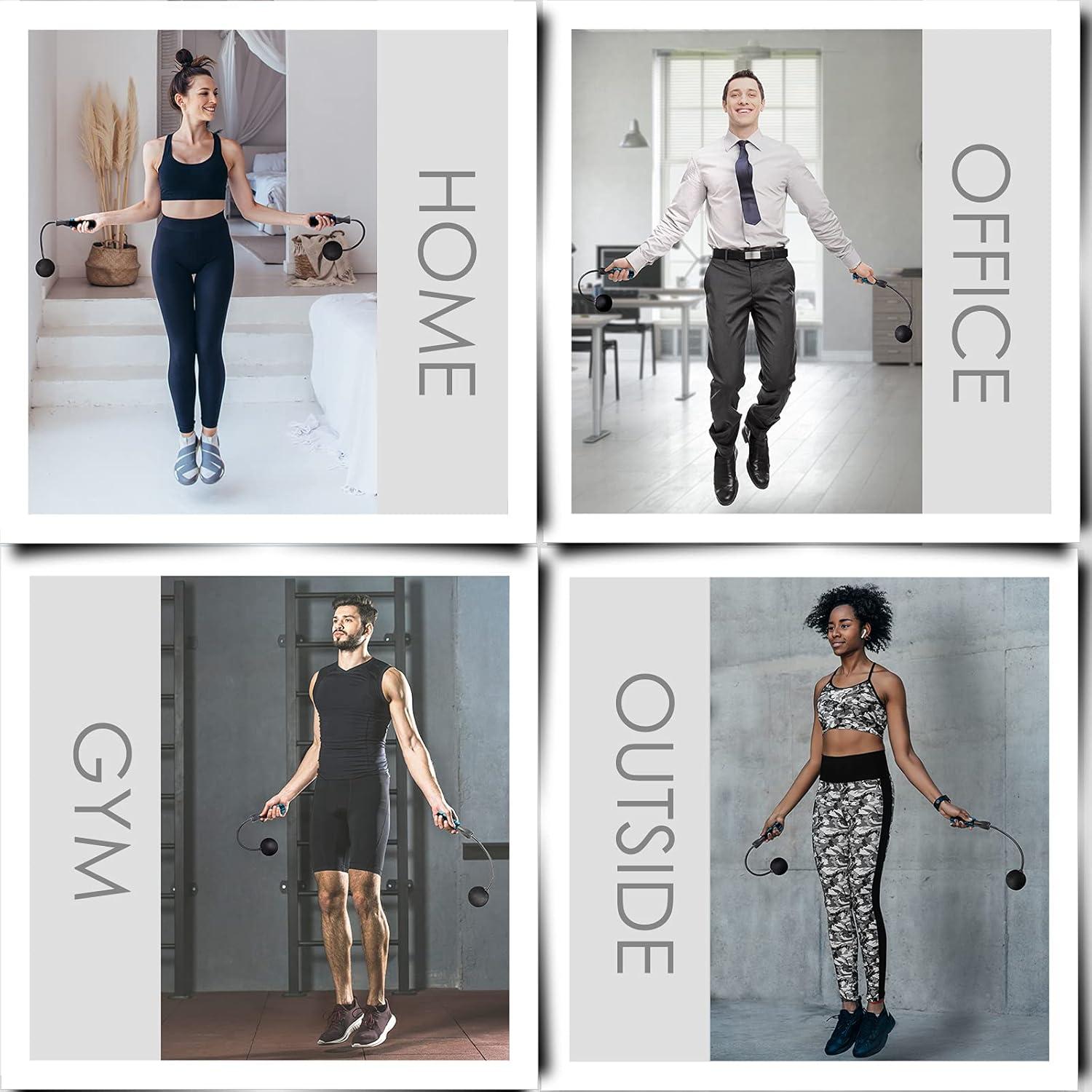 Cuerda de Salto Sin Cuerda VOPOCO Ajustable para Fitness