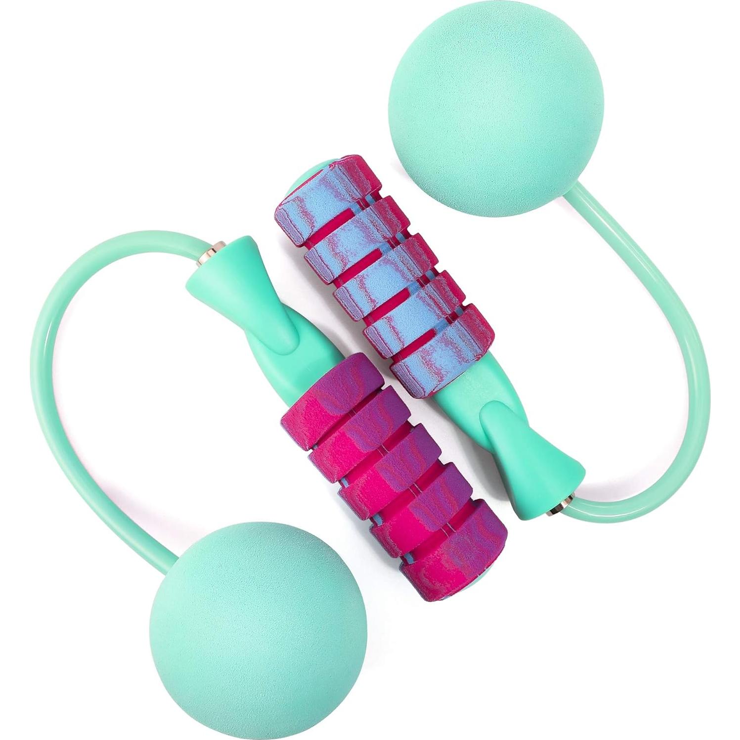 Cuerda de Saltar APLUGTEK con Peso y Sin Enredos - Verde