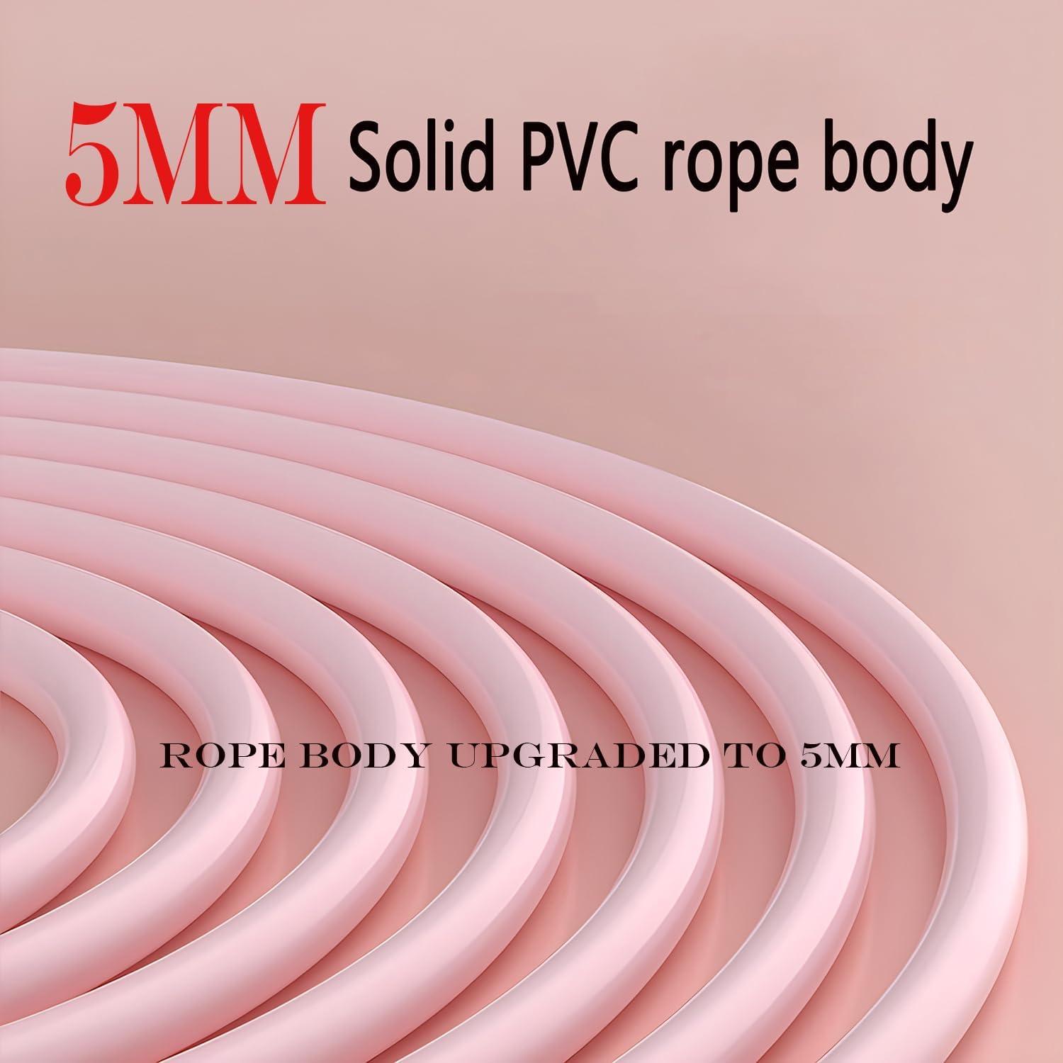 Cuerda de Saltar Ajustable Sufeasdf para Niños y Mujeres - 3 Piezas