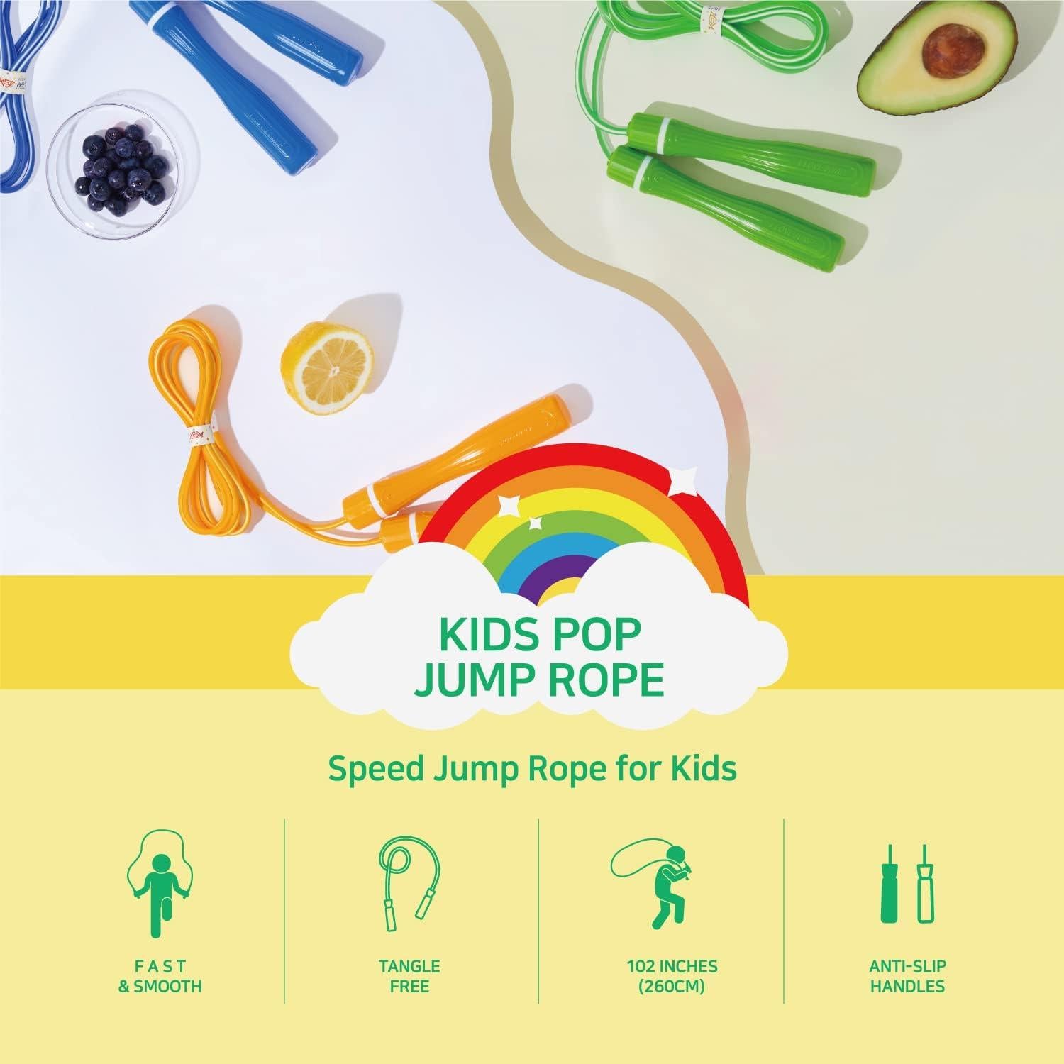 Cuerda de Saltar KSY JUMP ROPE Ajustable para Niños 260 cm