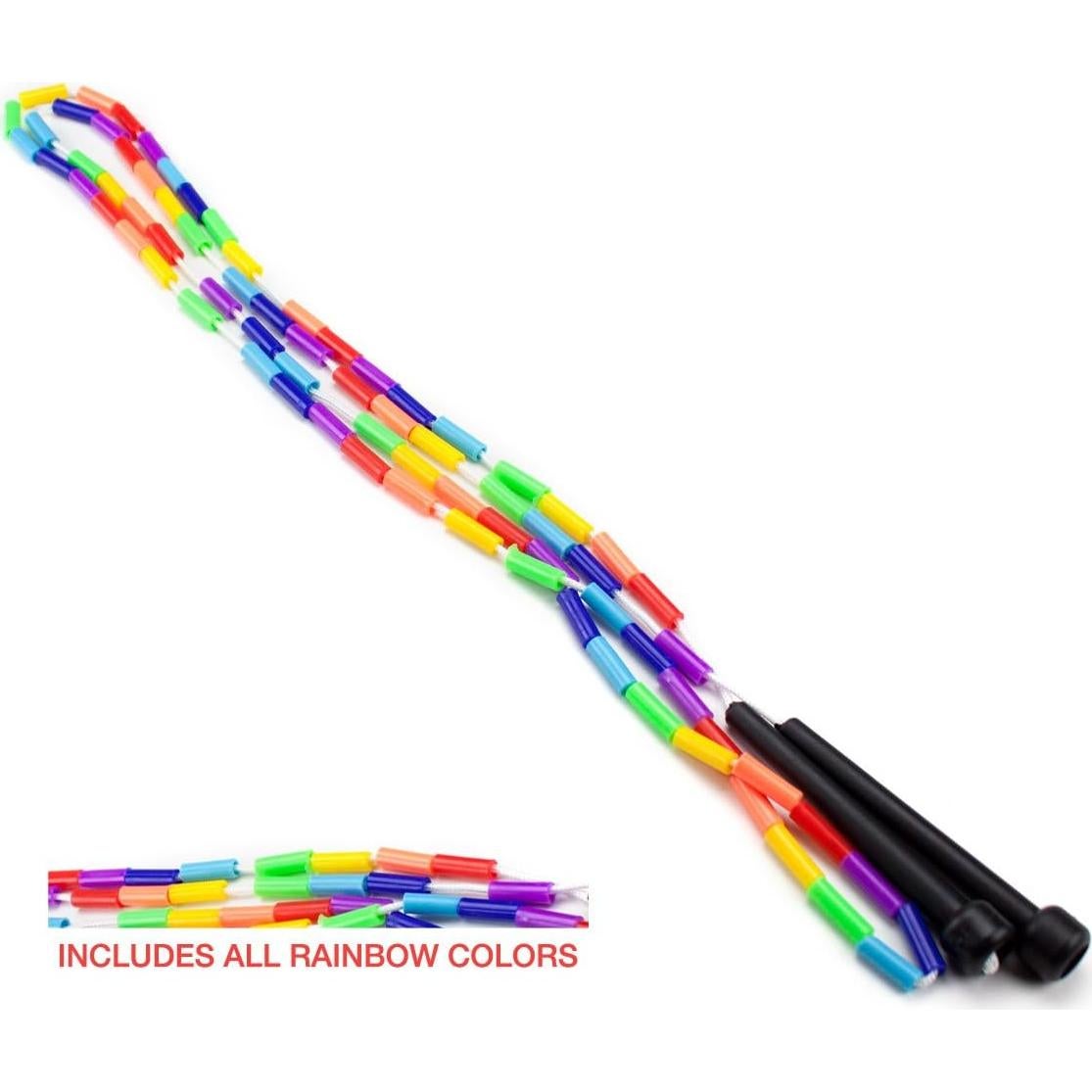 Cuerda de Salto K-Roo Sports 2.13m con Segmentos Coloridos