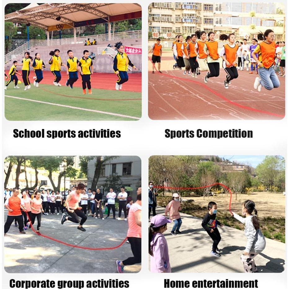 Cuerda de Salto Ajustable Ahomie 7m para 4-7 Jugadores