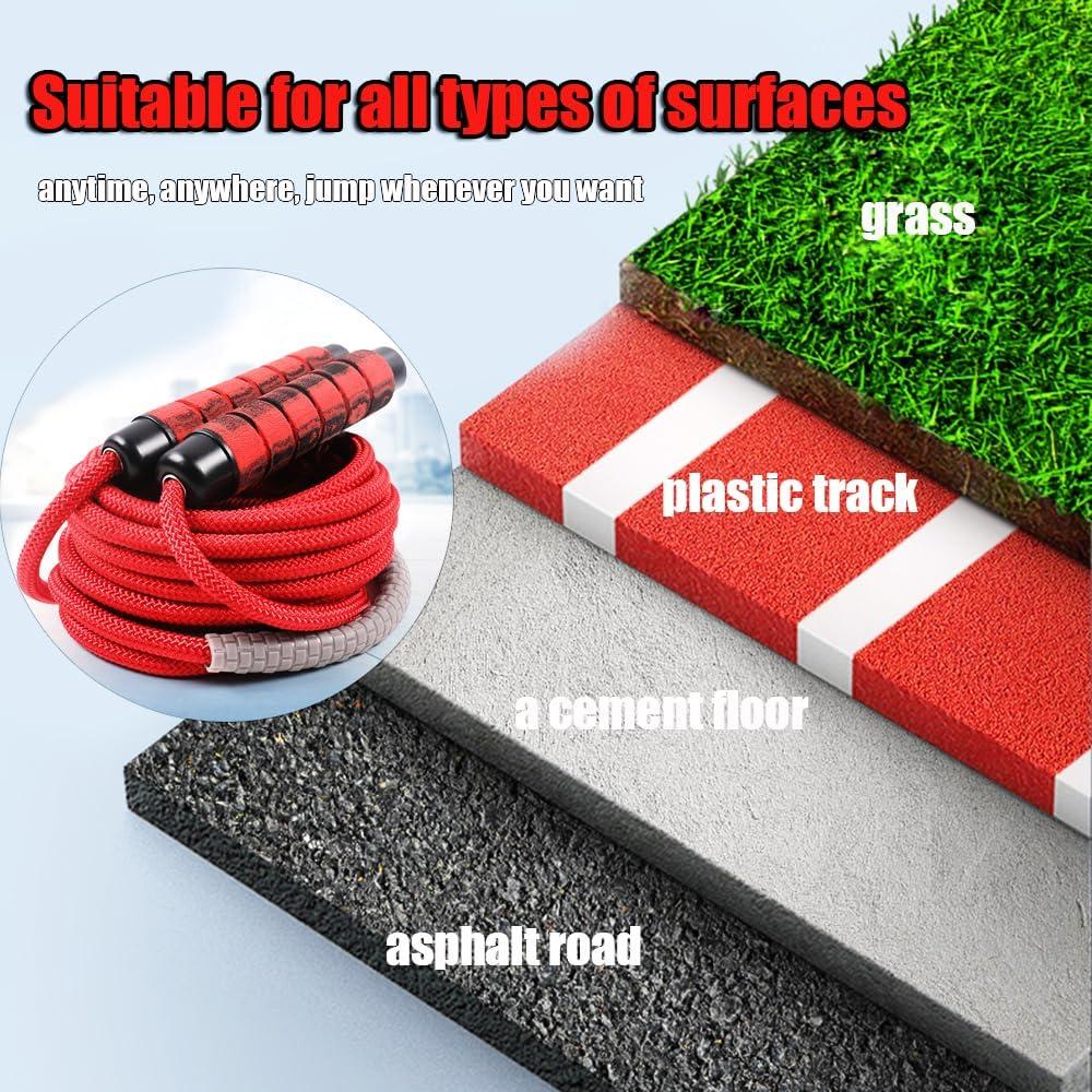 Cuerda de Salto Ajustable Ahomie 7m para 4-7 Jugadores