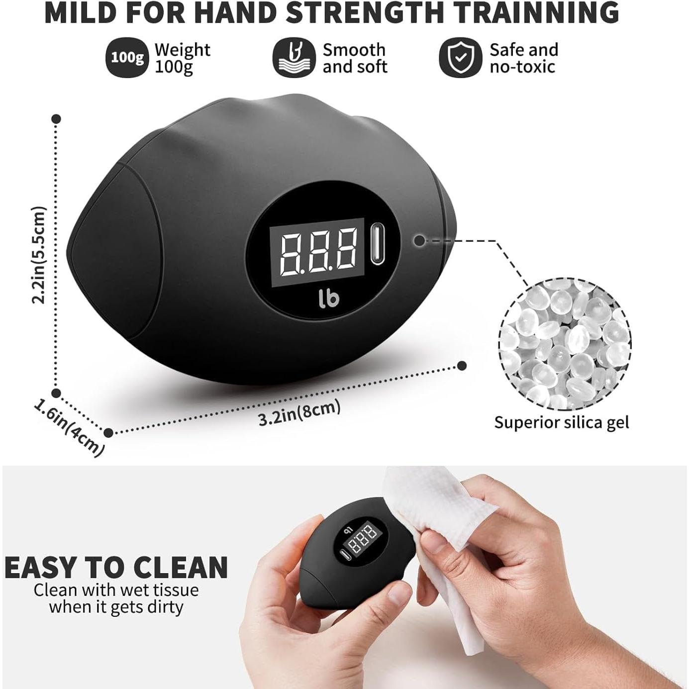 Fortalecedor de Agarre Digital DIOTUSS 100kg Ergonómico