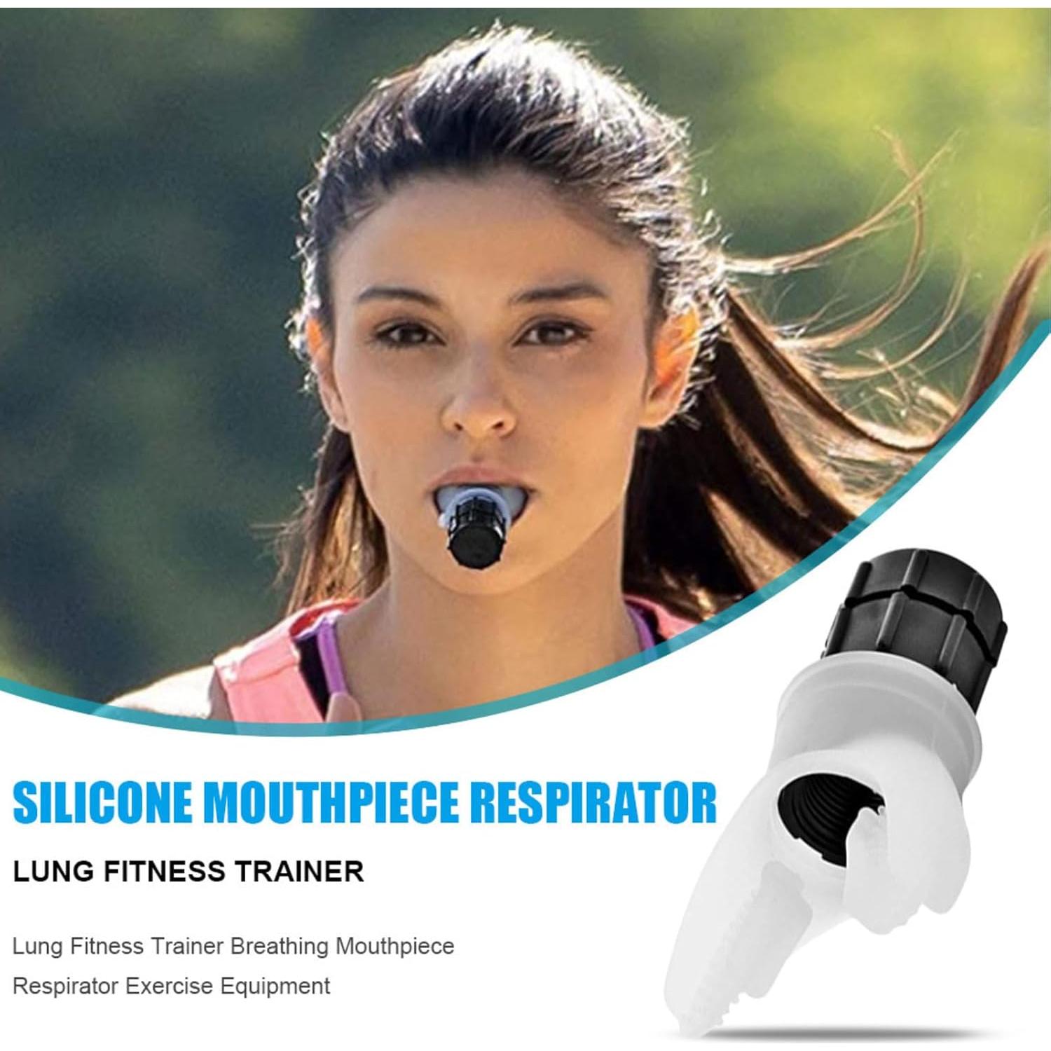 Entrenador de Respiración JOCNIKA 2 Pcs Silicona Ajustable