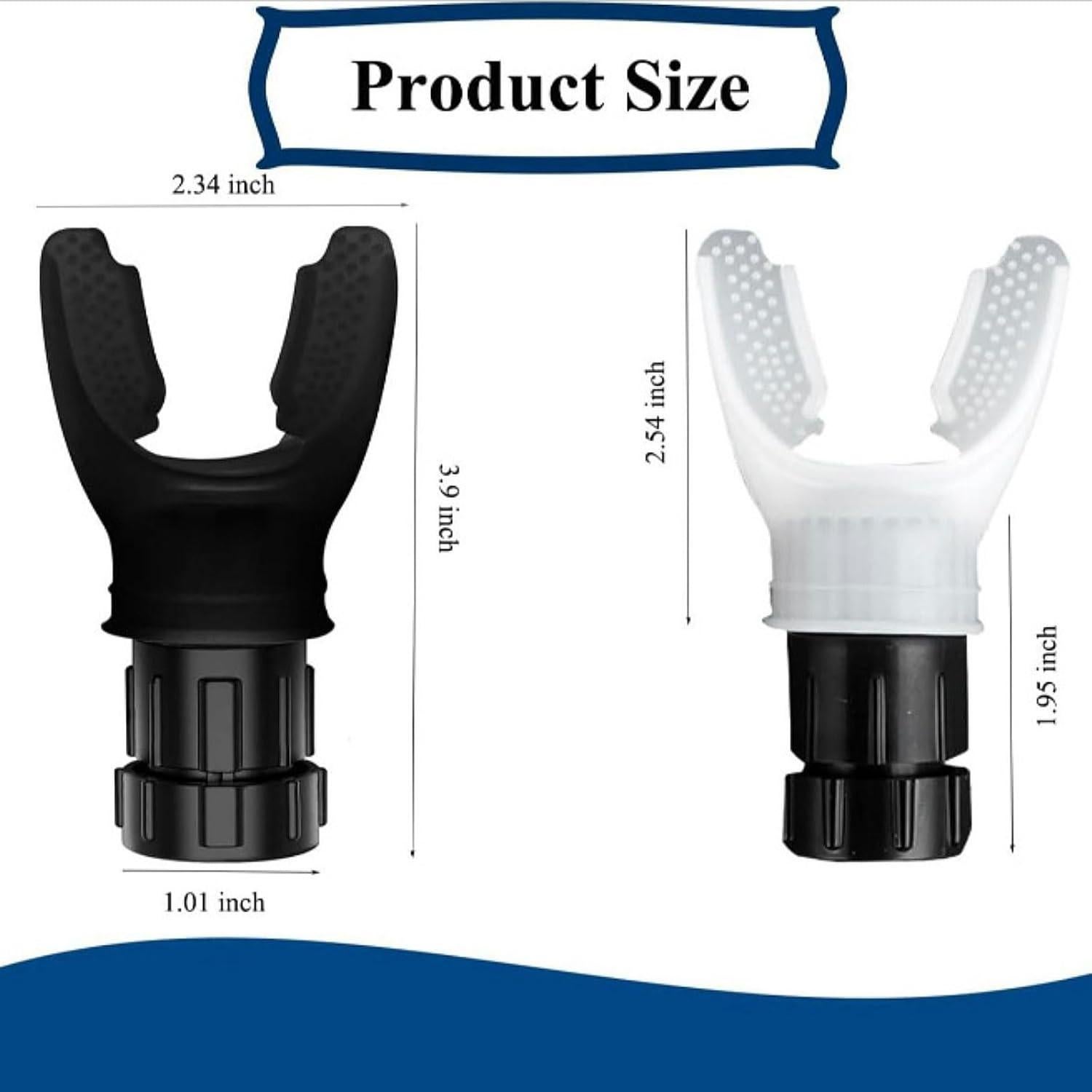 Entrenador de Respiración JOCNIKA 2 Pcs Silicona Ajustable