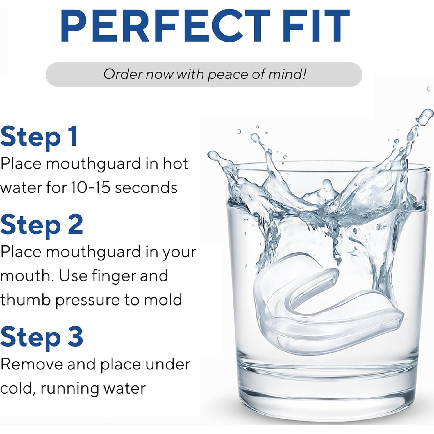 Protector Bucal Ajustable ProDental - 2 Pack para Deportes