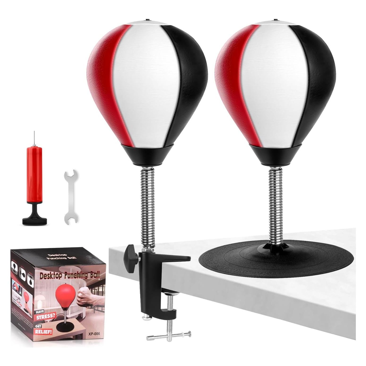 Bolsa de Boxeo de Escritorio YORWHIN con Ventosa y Resorte