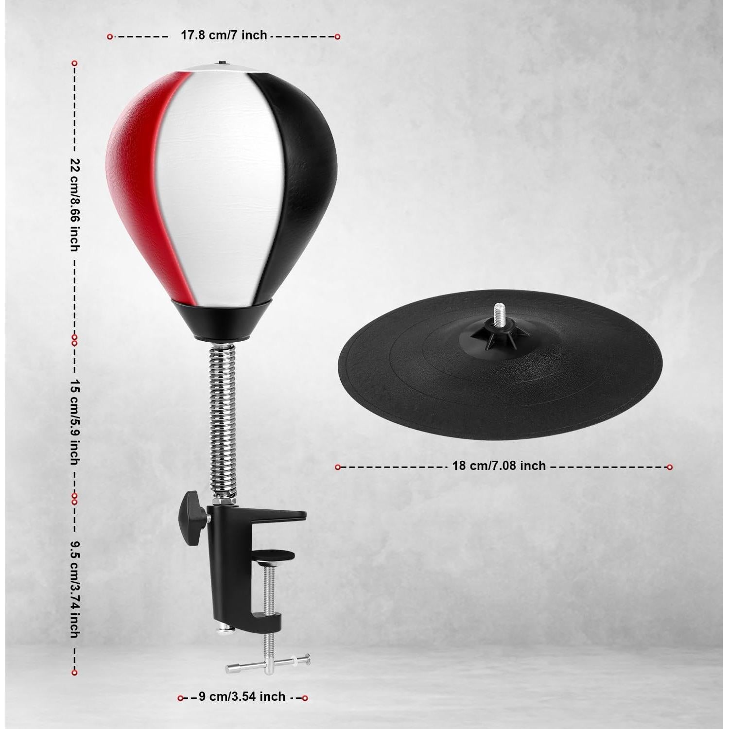Bolsa de Boxeo de Escritorio YORWHIN con Ventosa y Resorte