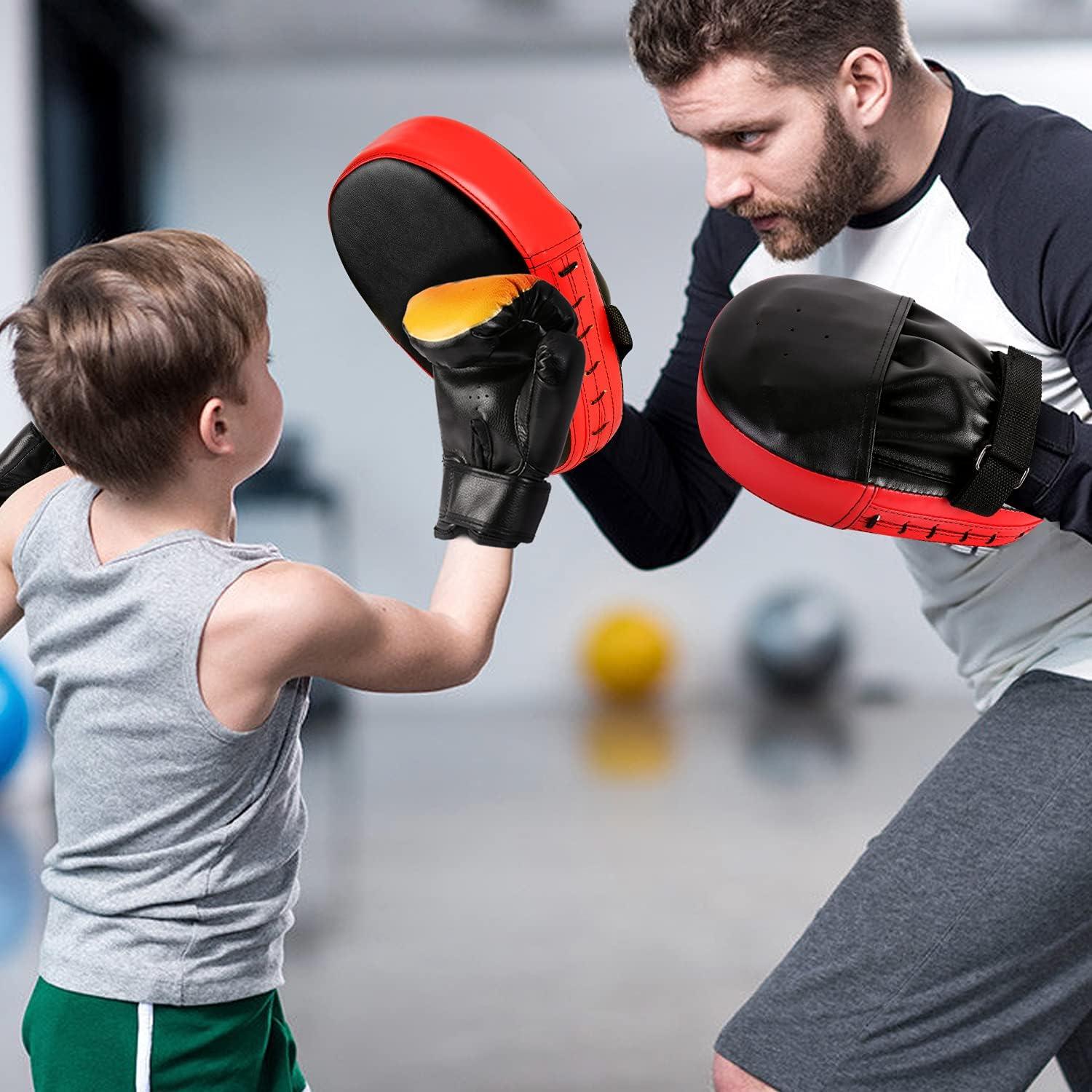 Set de Guantes de Boxeo y Mitones Odoland 6oz para Niños