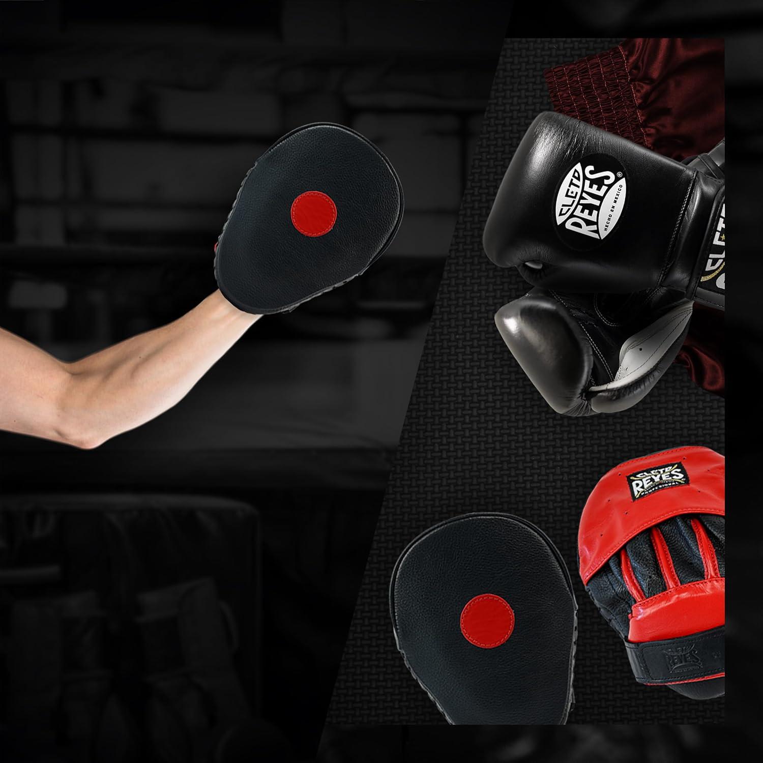 Guantes de Boxeo CLETO REYES Curvados para Entrenamiento Rojo