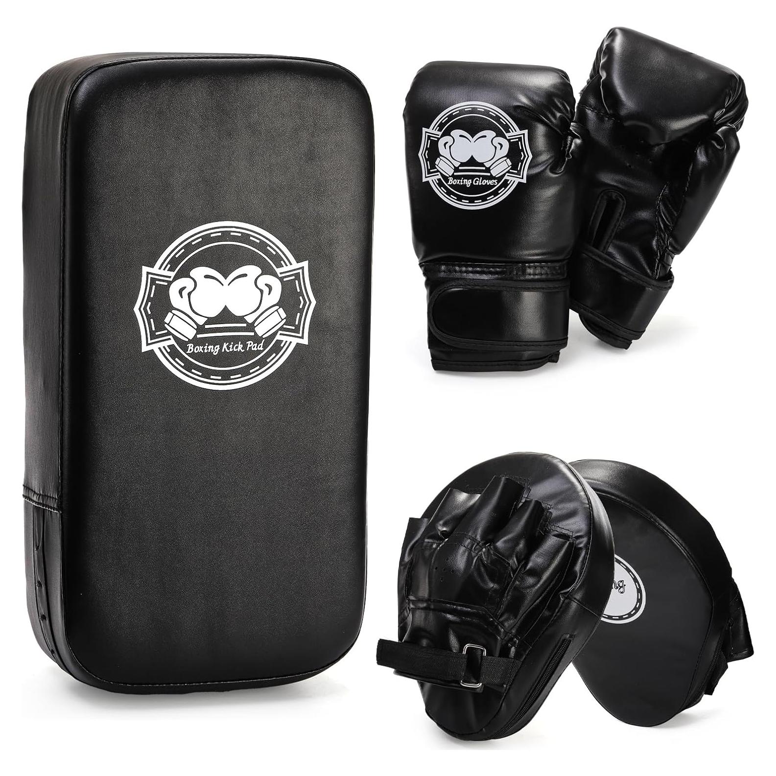Set de Boxeo 3-en-1 Cididu para Niños - Guantes y Almohadilla