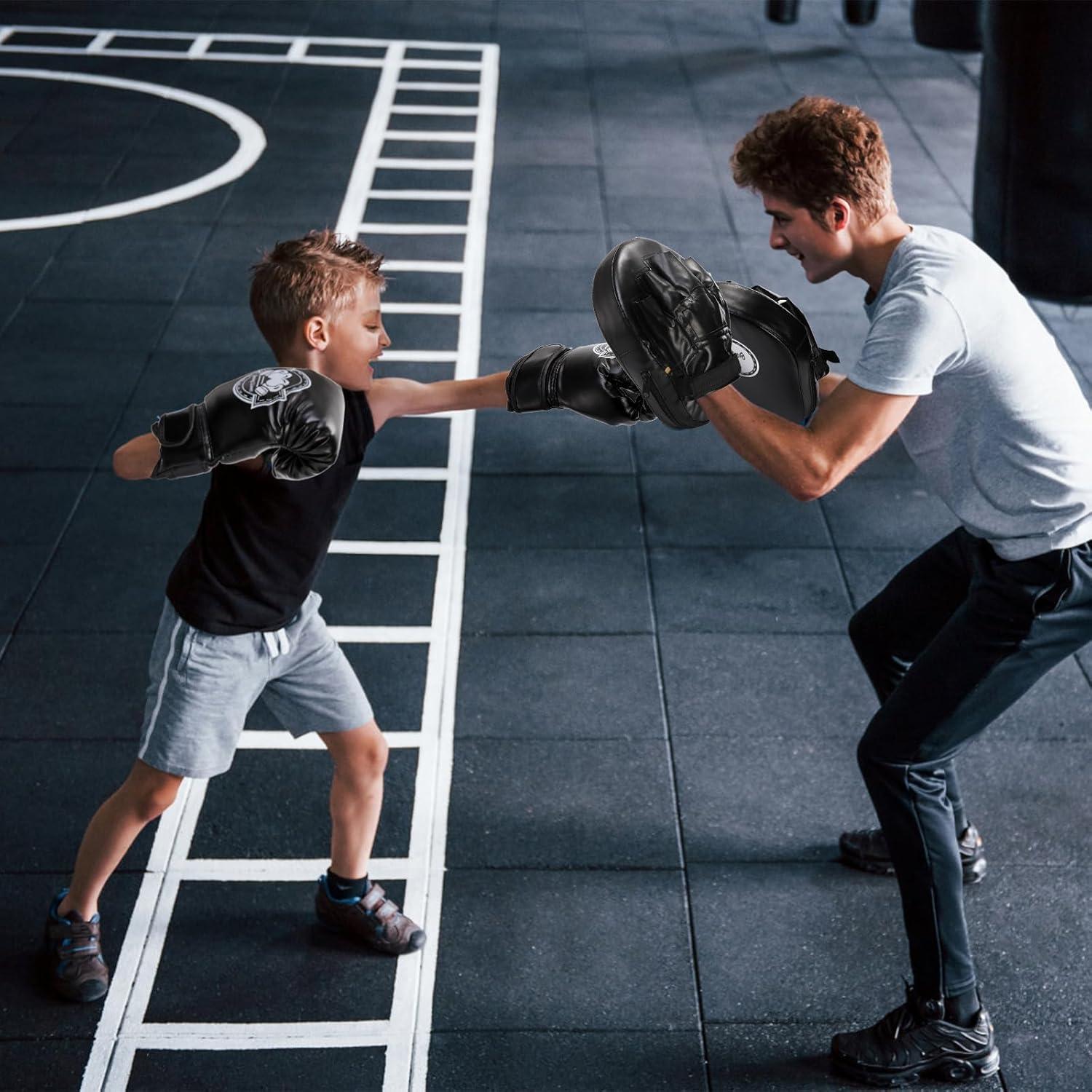 Set de Boxeo 3-en-1 Cididu para Niños - Guantes y Almohadilla