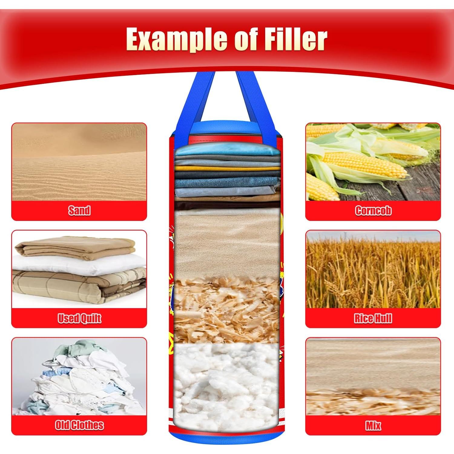 Saco de Boxeo Colgante YORWHIN 2FT para Niños con Guantes