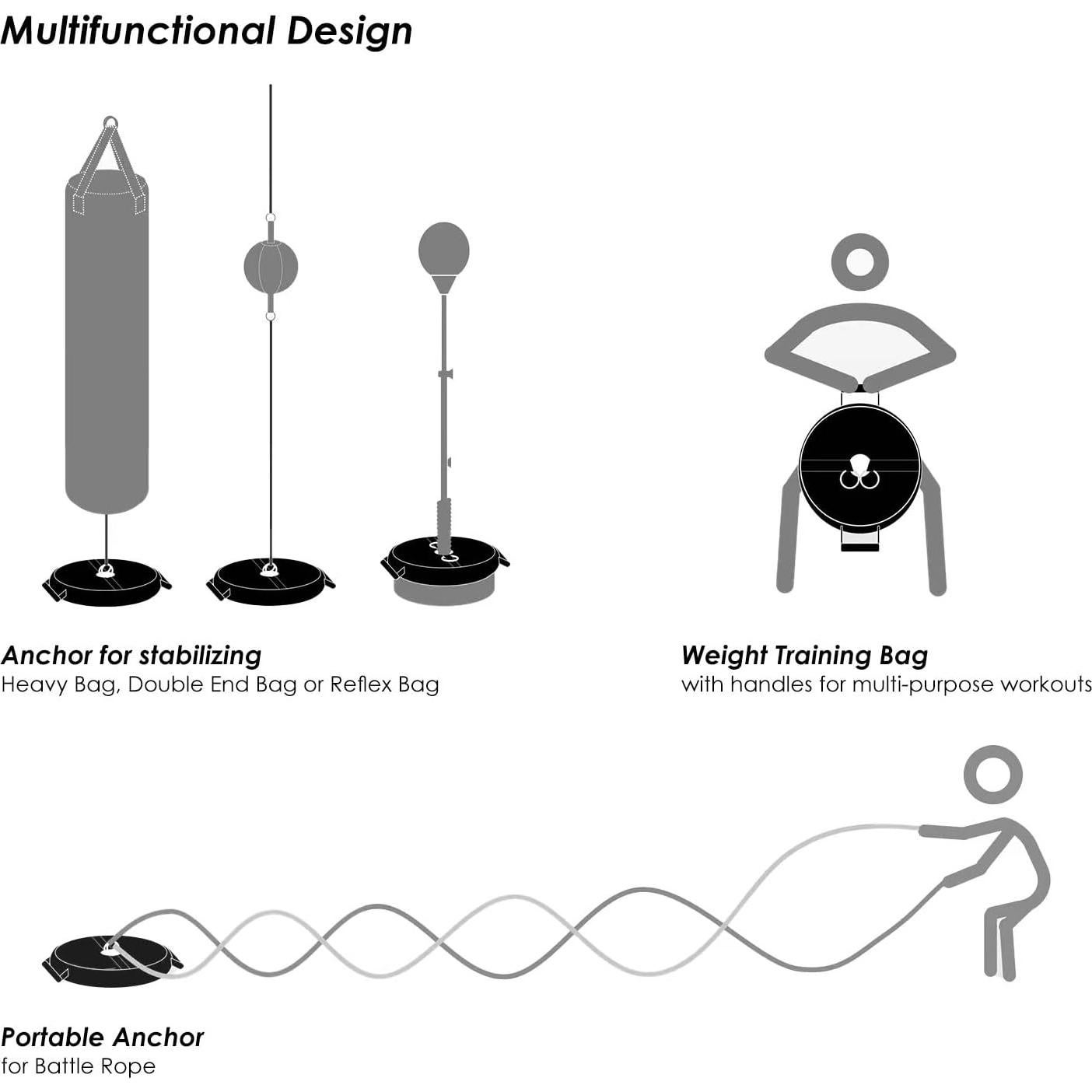 Ancla de Bolsa Pesada MaxxMMA 15 kg Entrenamiento MMA