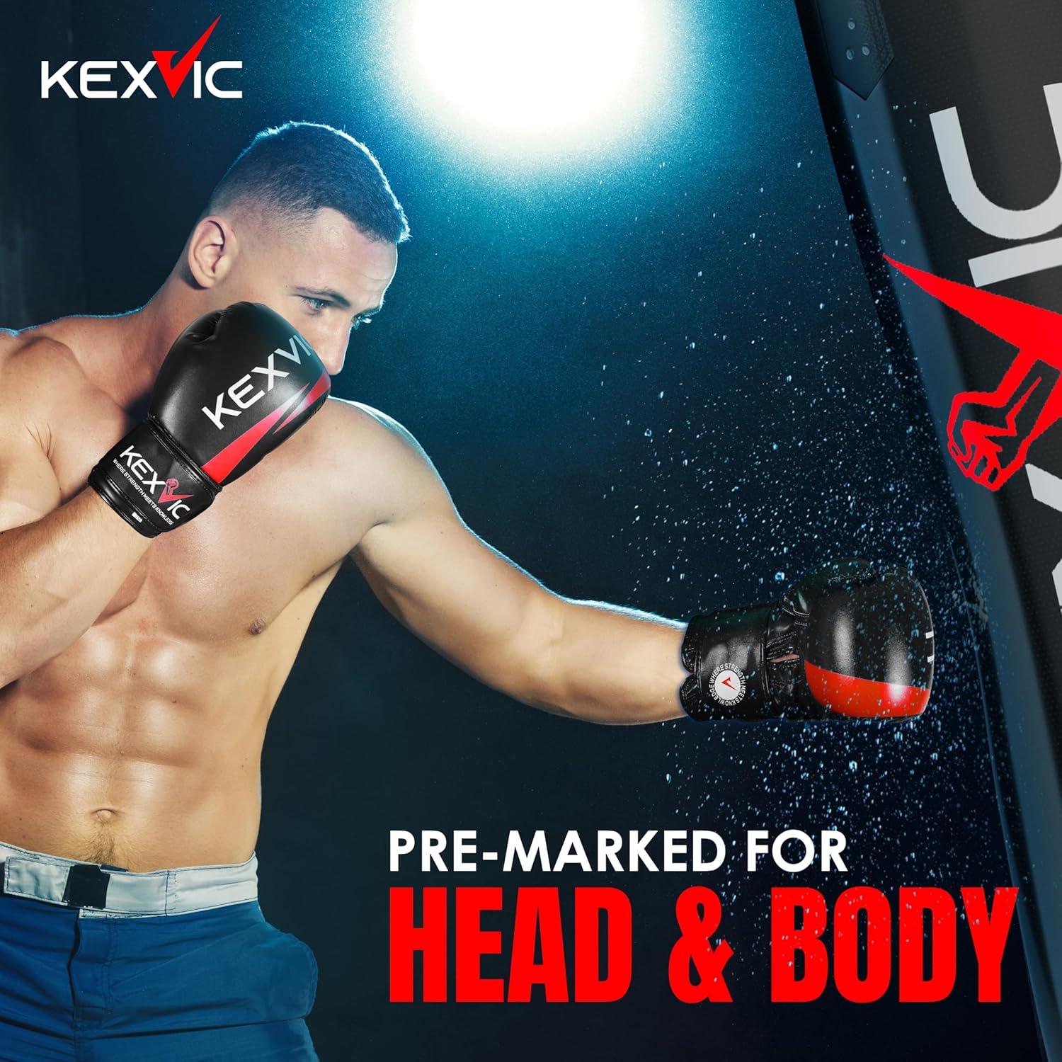 Saco de Boxeo KEXVIC 4FT + Guantes 12Oz + Accesorios