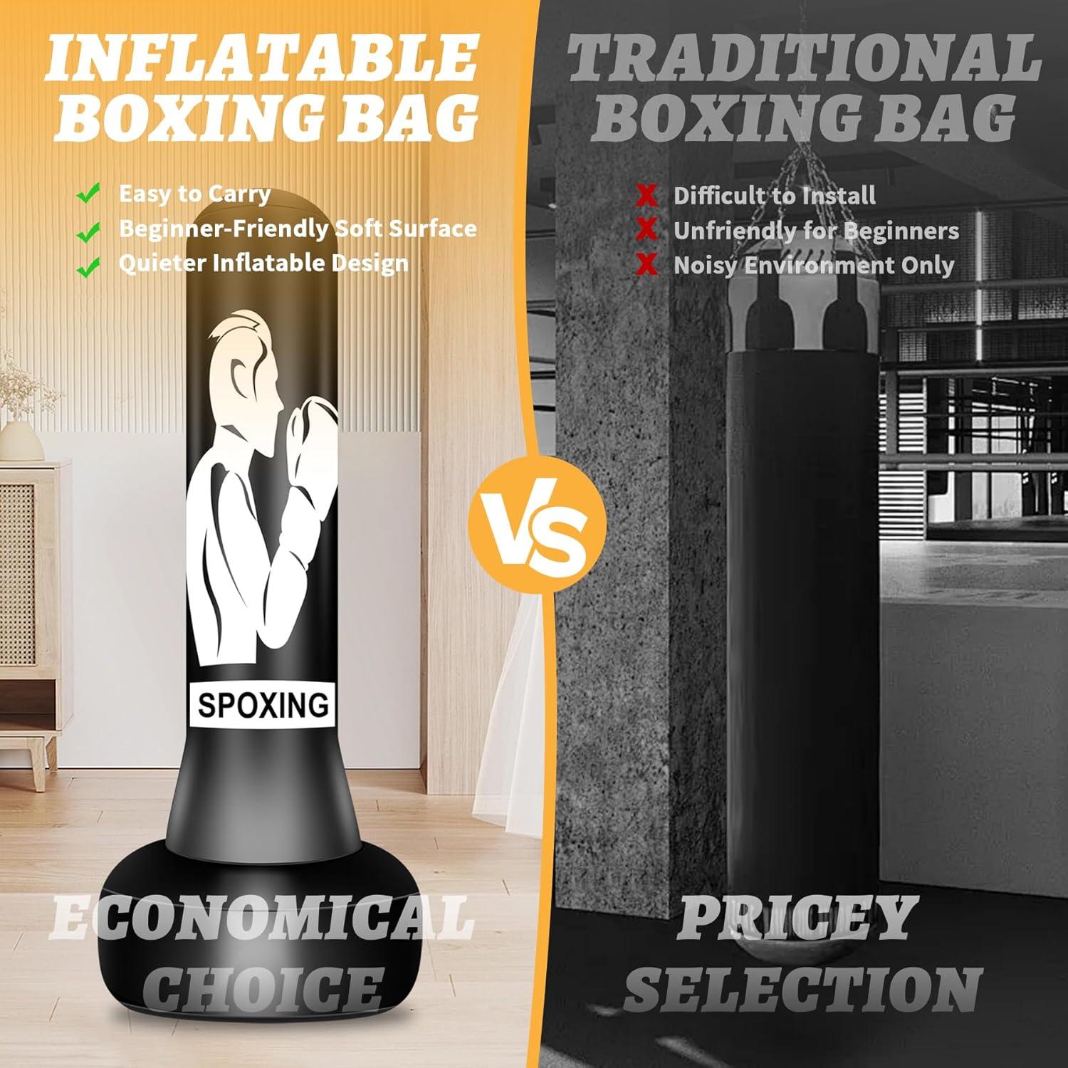 Saco de Boxeo de Pie Vobab 70" (177.8 cm) para Adultos