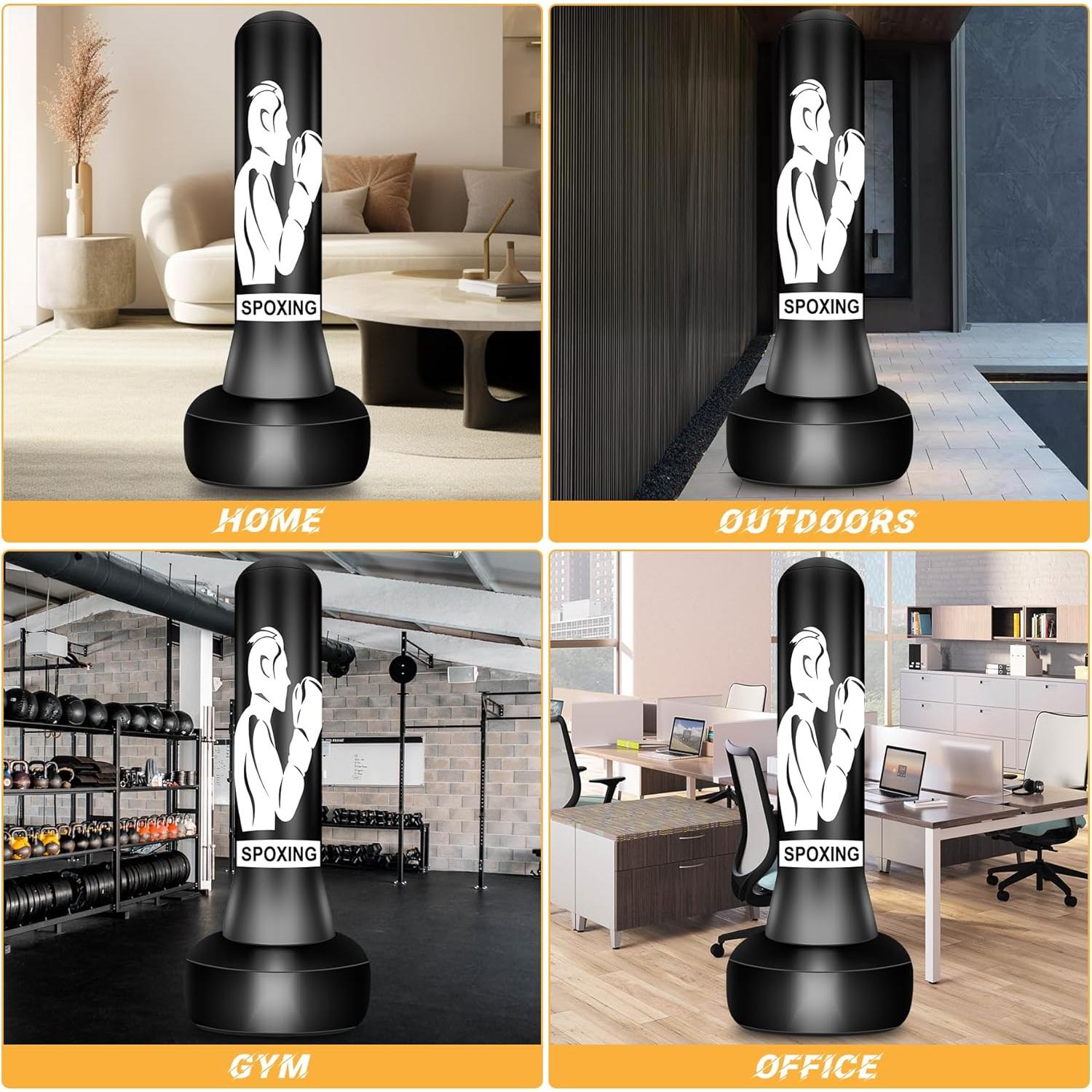 Saco de Boxeo de Pie Vobab 70" (177.8 cm) para Adultos