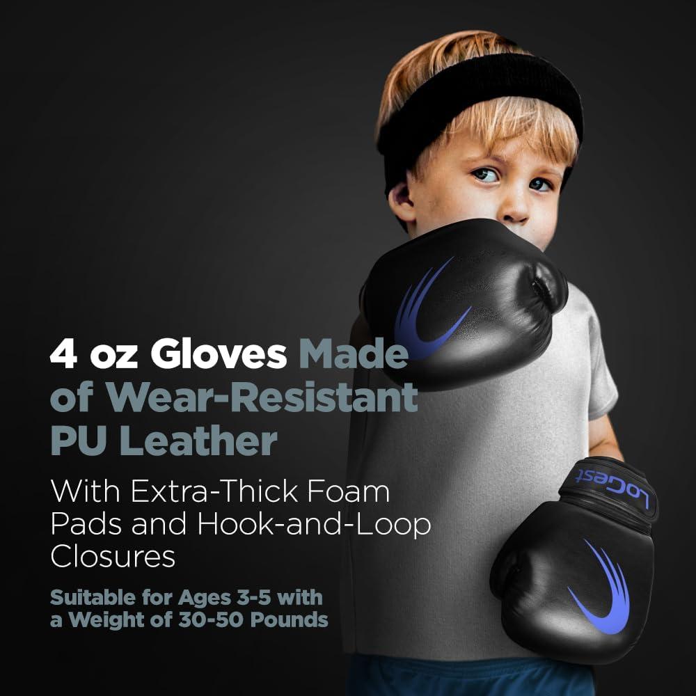 Set Saco de Boxeo para Niños LoGest 0.61m con Guantes y Envolturas