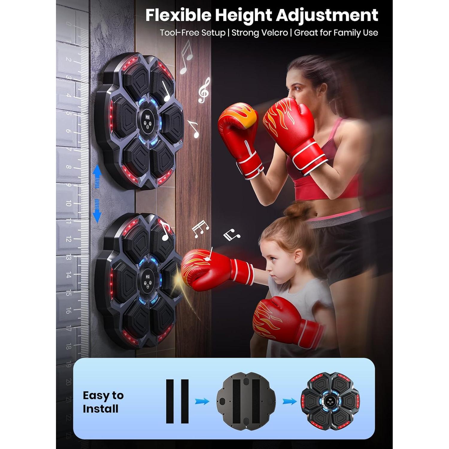 Máquina de Boxeo Musical Inteligente Fuelion FL-MBOXINGMACHINE-06