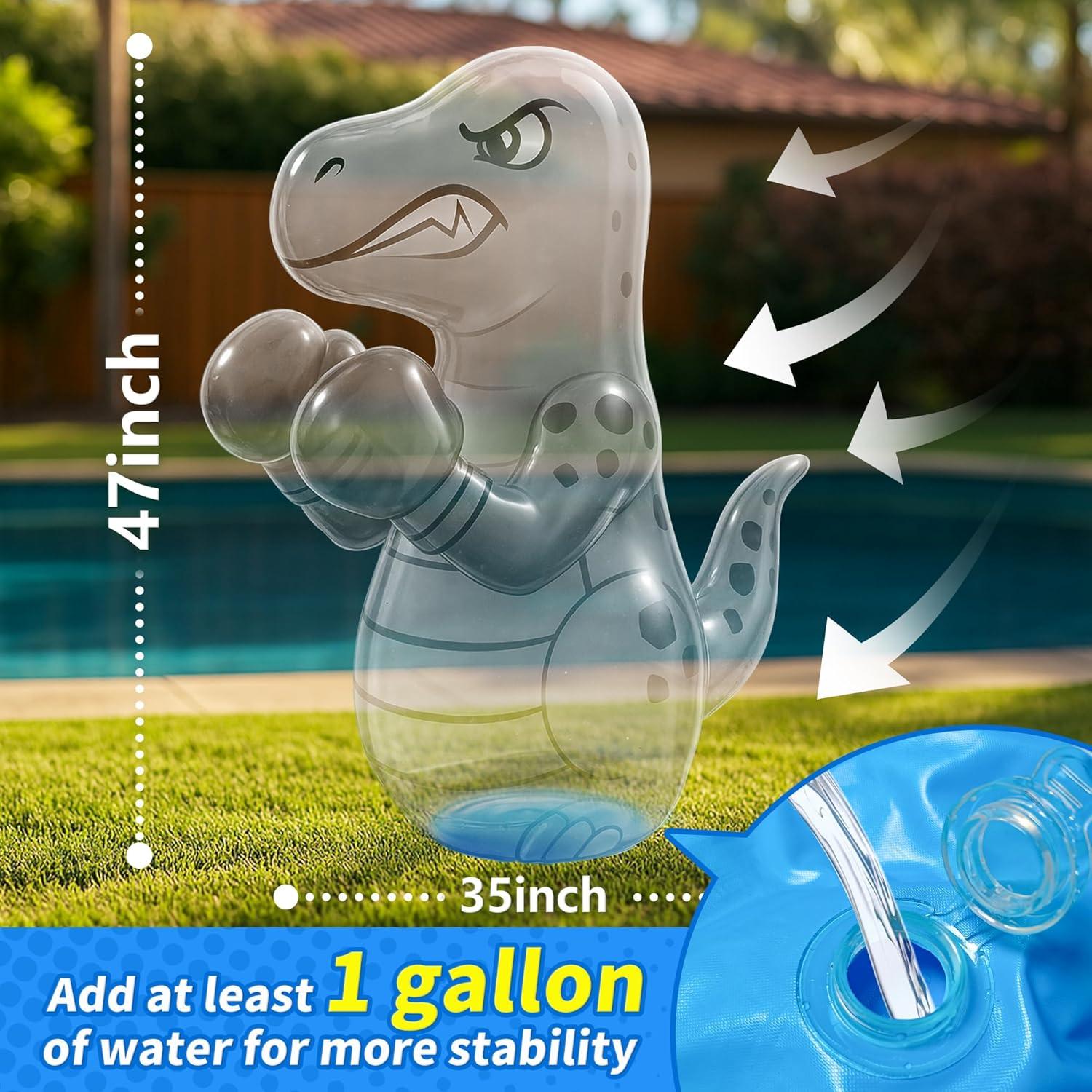 Saco de Boxeo Inflable Dinosaurio FloVogue 119 cm para Niños