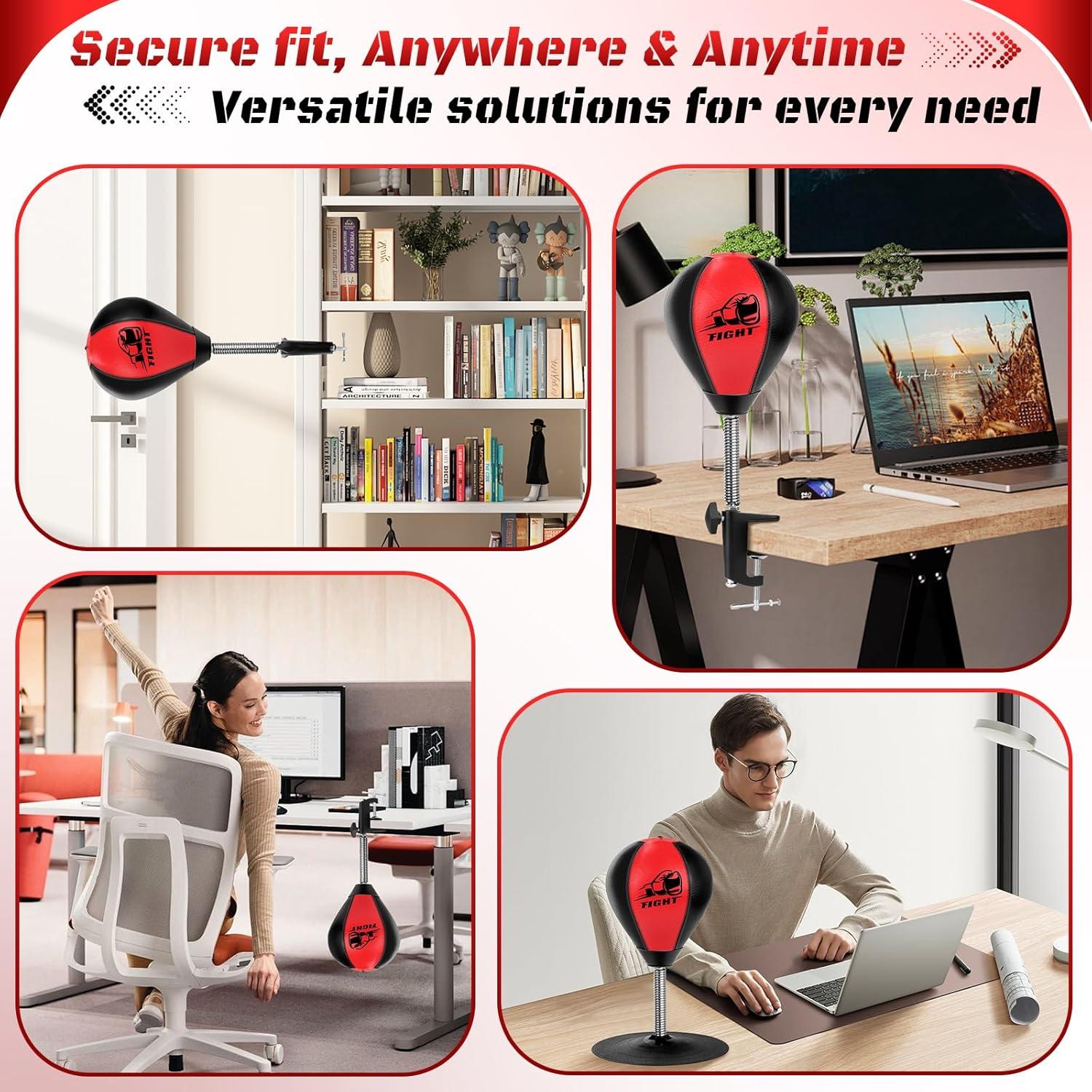 Bolsa de Golpes de Escritorio YORWHIN con Ventosa y Abrazadera