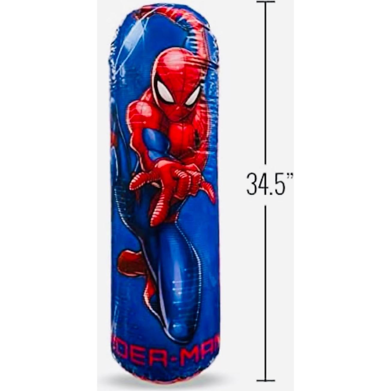 Saco de Golpes Inflable Spiderman 87.63 cm para Niños