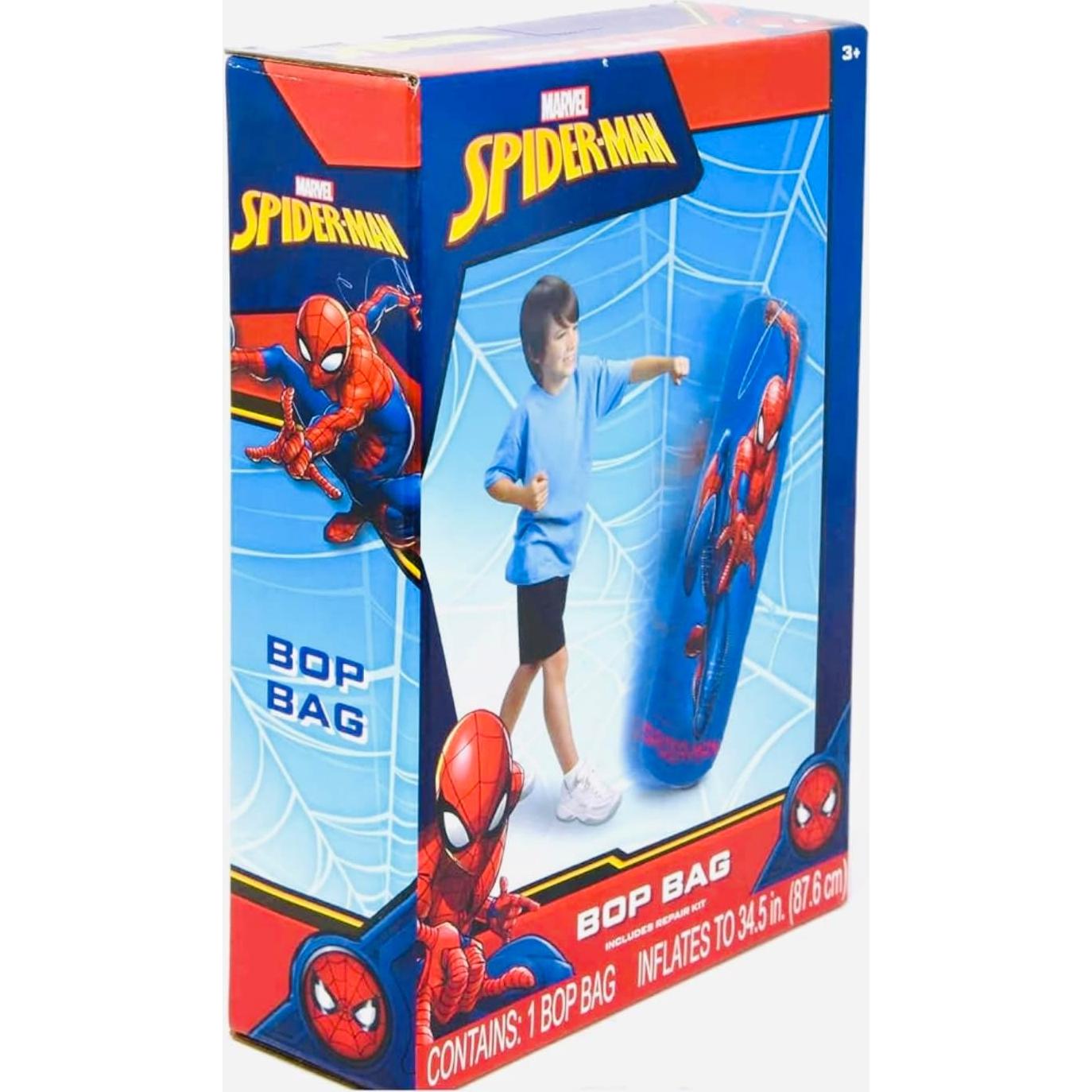 Saco de Golpes Inflable Spiderman 87.63 cm para Niños