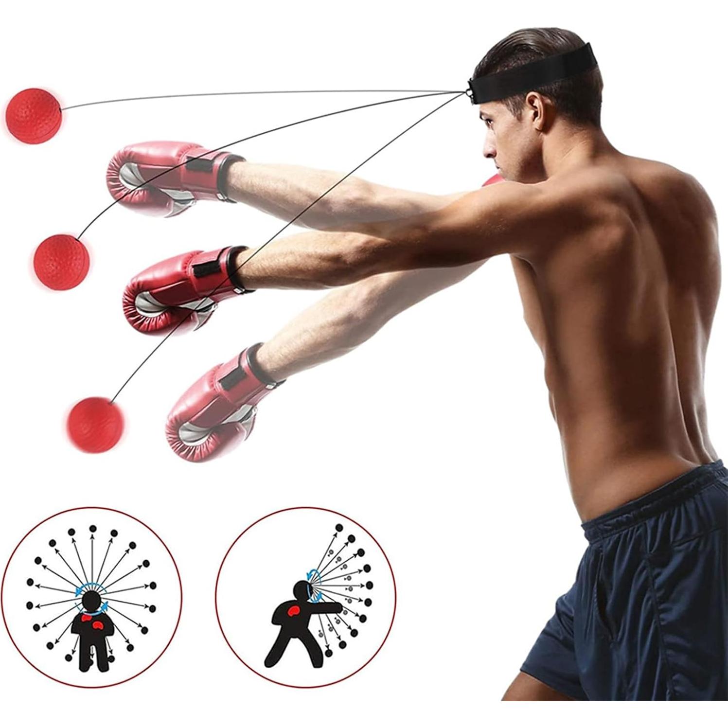 Bola de Reflexión de Boxeo WEIAIGI QJXLQ001 para Adultos y Niños