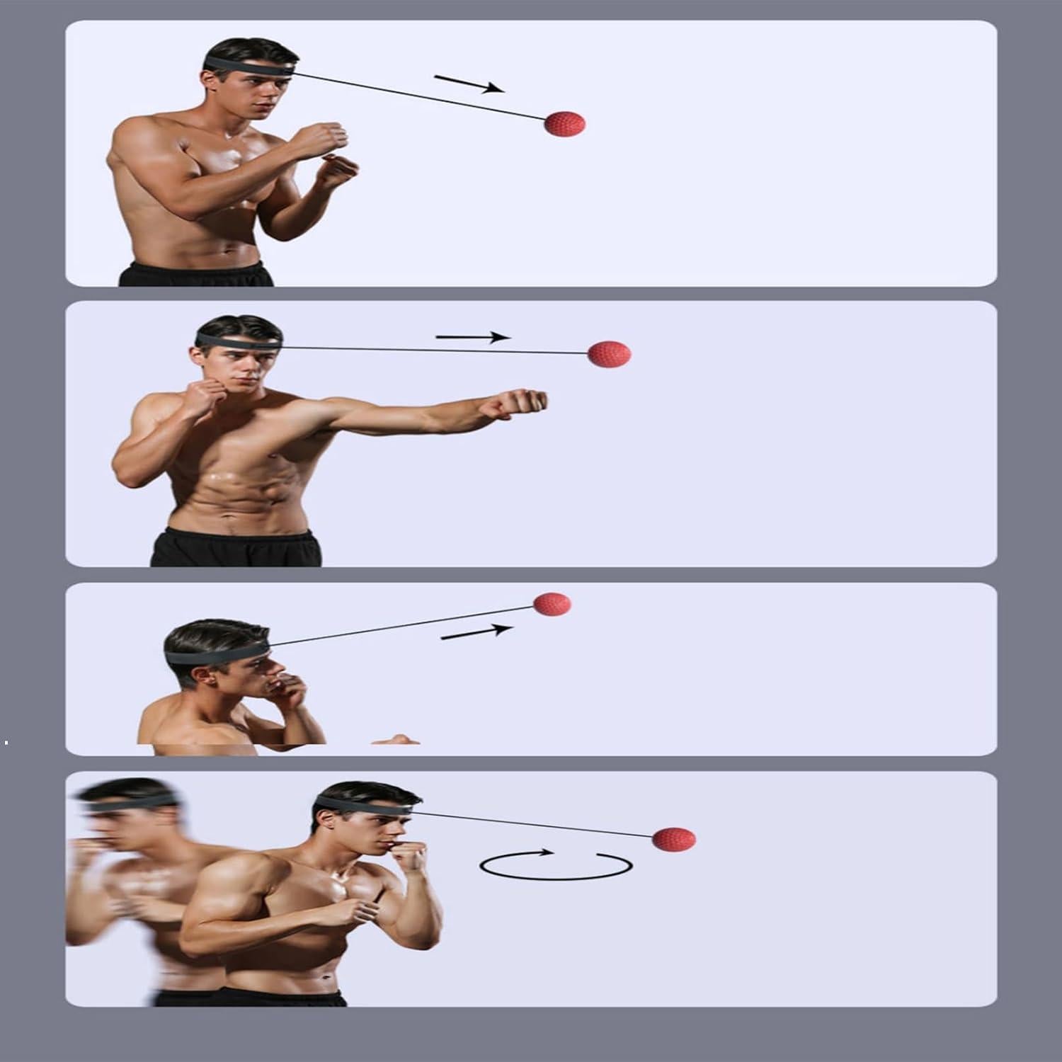 Bola de Reflexión de Boxeo WEIAIGI QJXLQ001 para Adultos y Niños