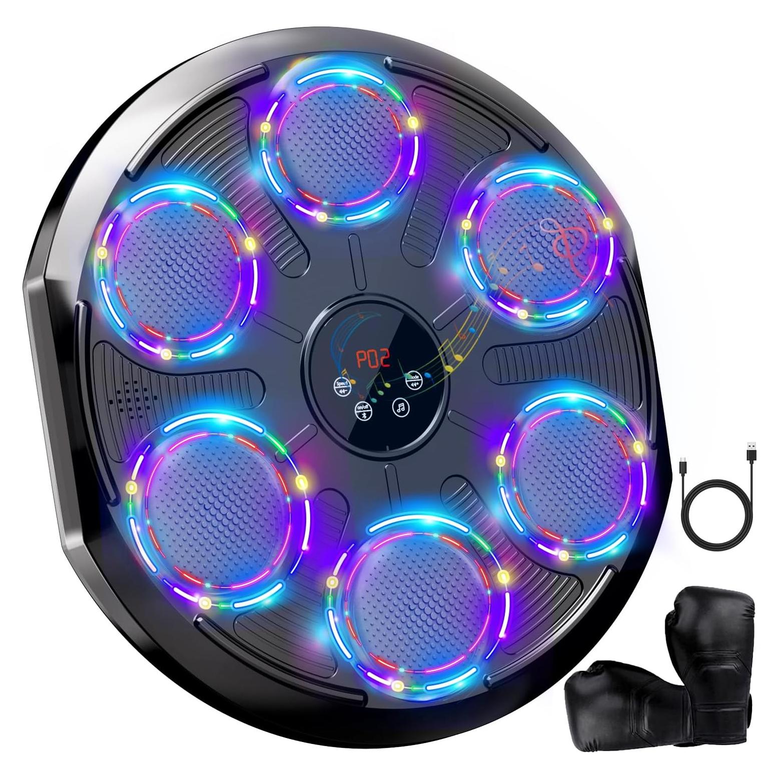 Máquina de Boxeo Musical WLSINJL 3320 con Guantes y Bluetooth