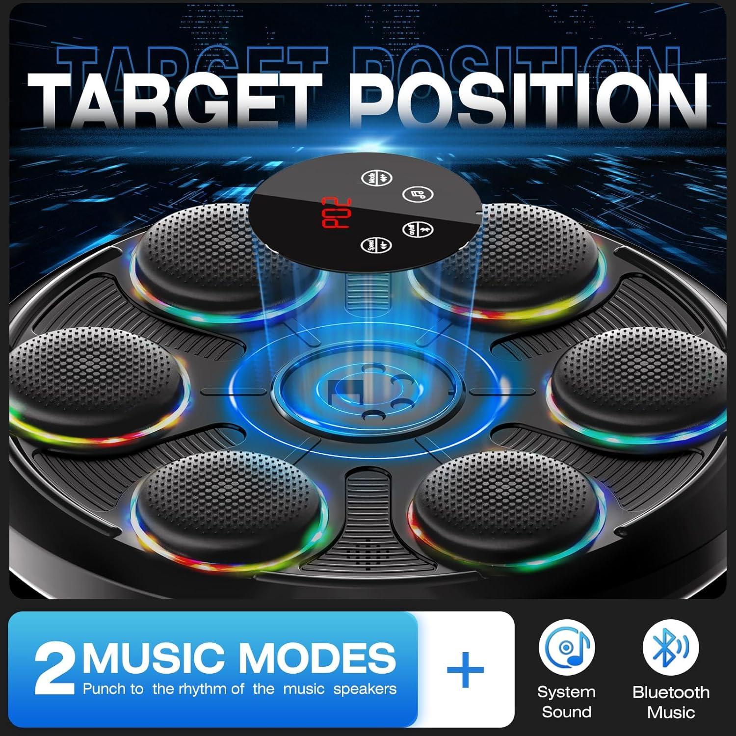 Máquina de Boxeo Musical WLSINJL 3320 con Guantes y Bluetooth