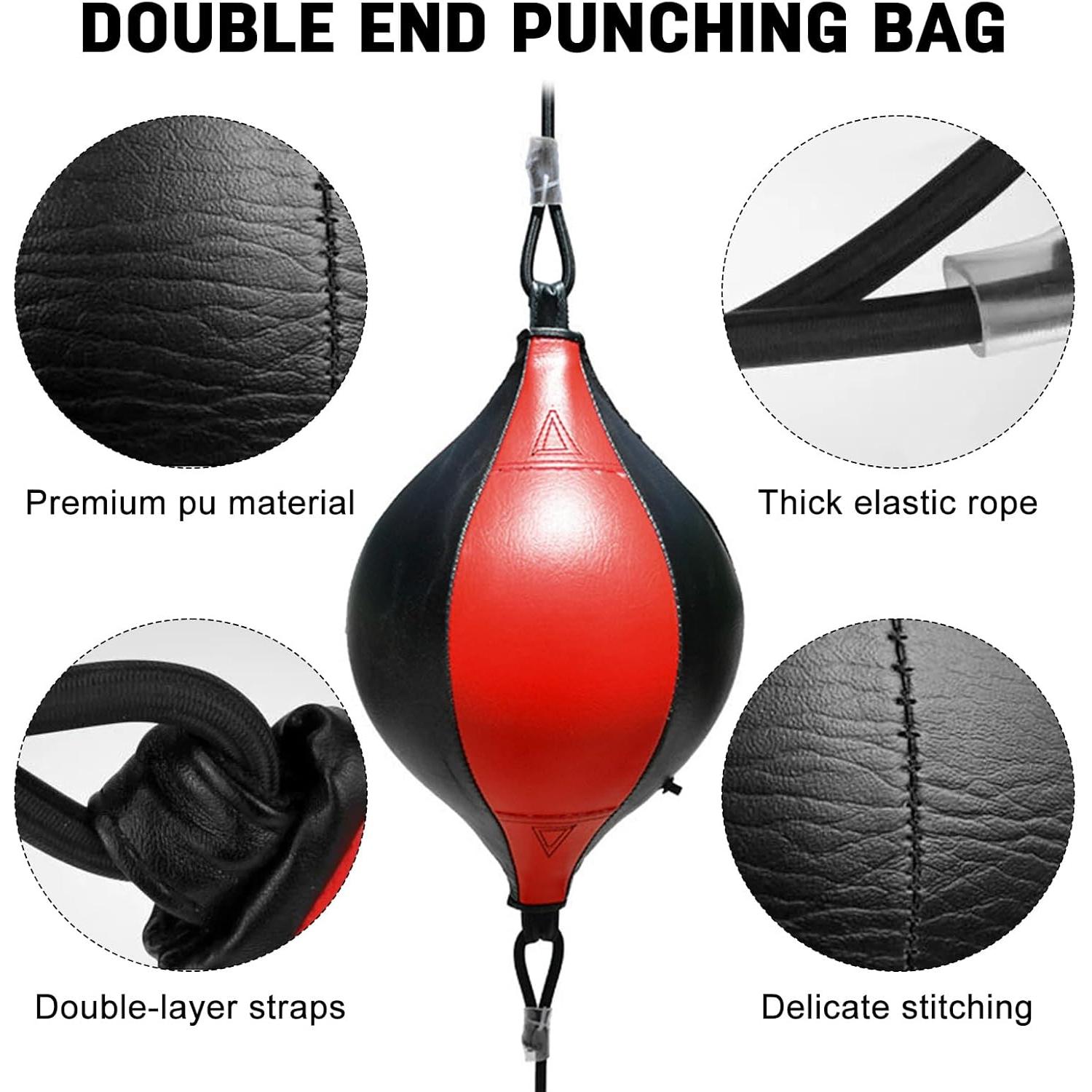 Bolsa de Doble Extremo LangRay para Boxeo - PU, 30cm