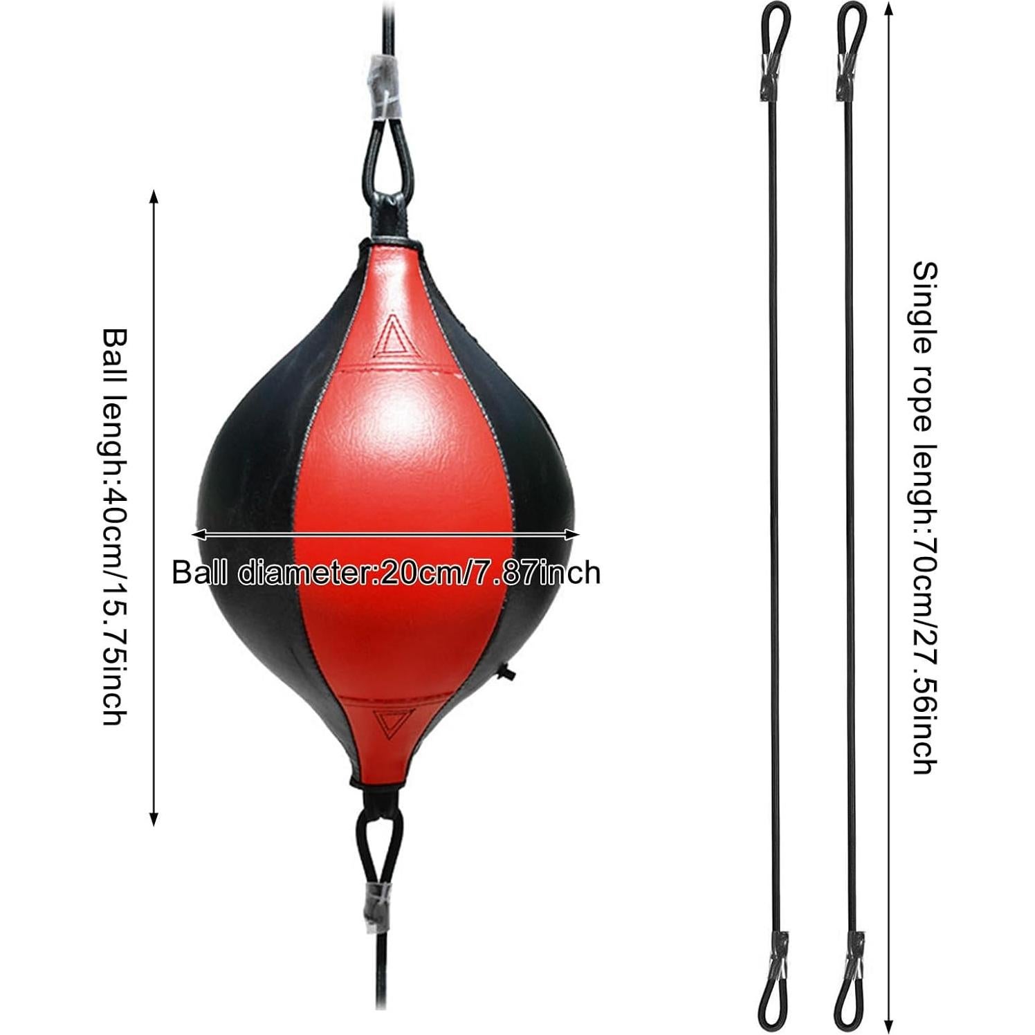 Bolsa de Doble Extremo LangRay para Boxeo - PU, 30cm