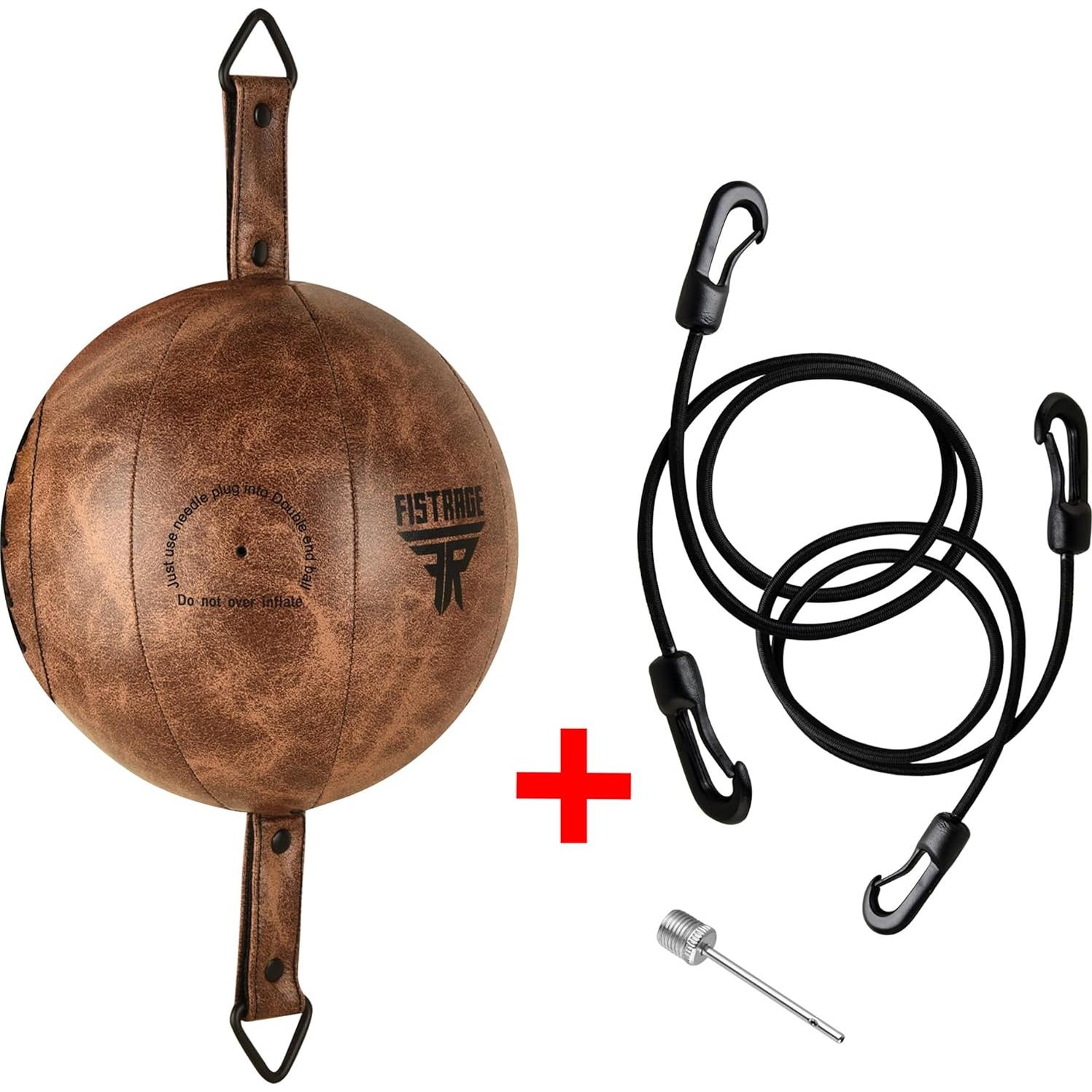 Bola de Doble Extremo FISTRAGE para Boxeo y Fitness - Negro