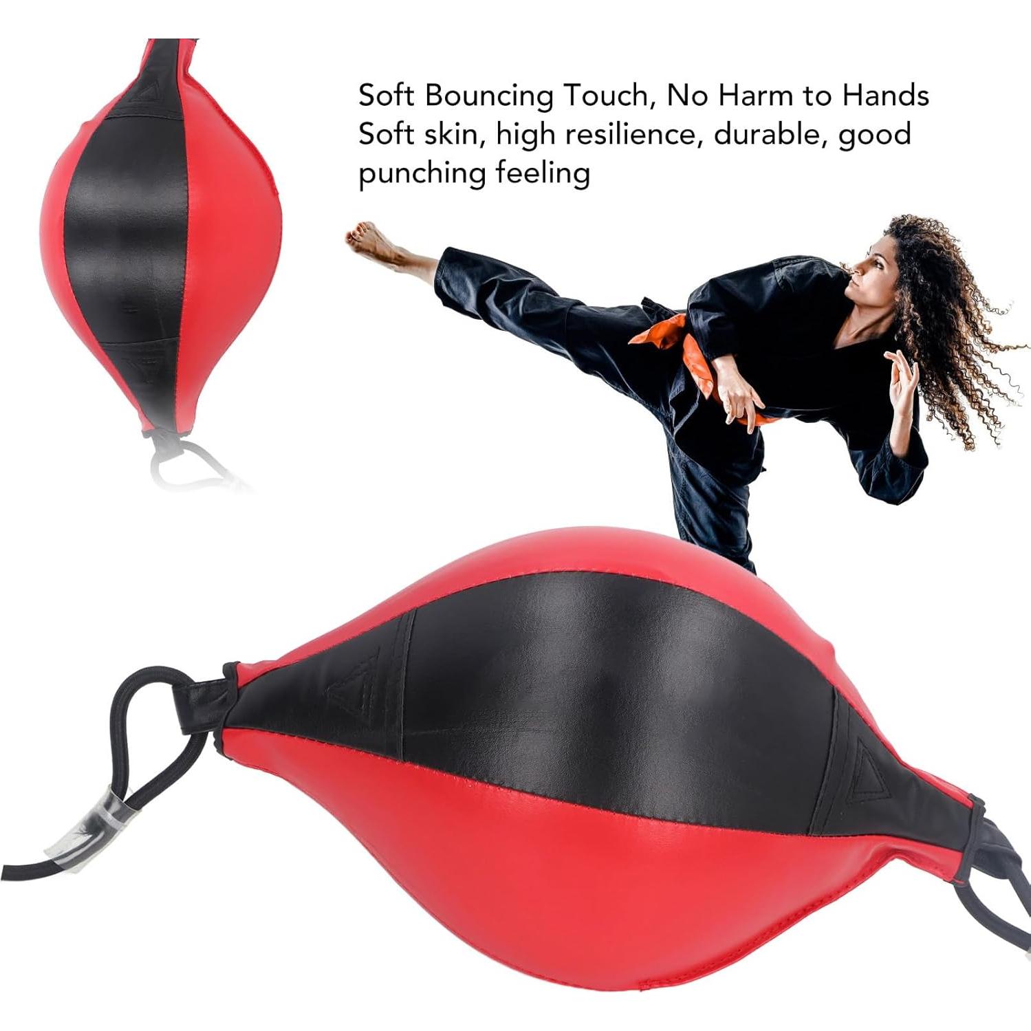 Saco de Boxeo Doble Extremo Fockety PU Ajustable 17cm