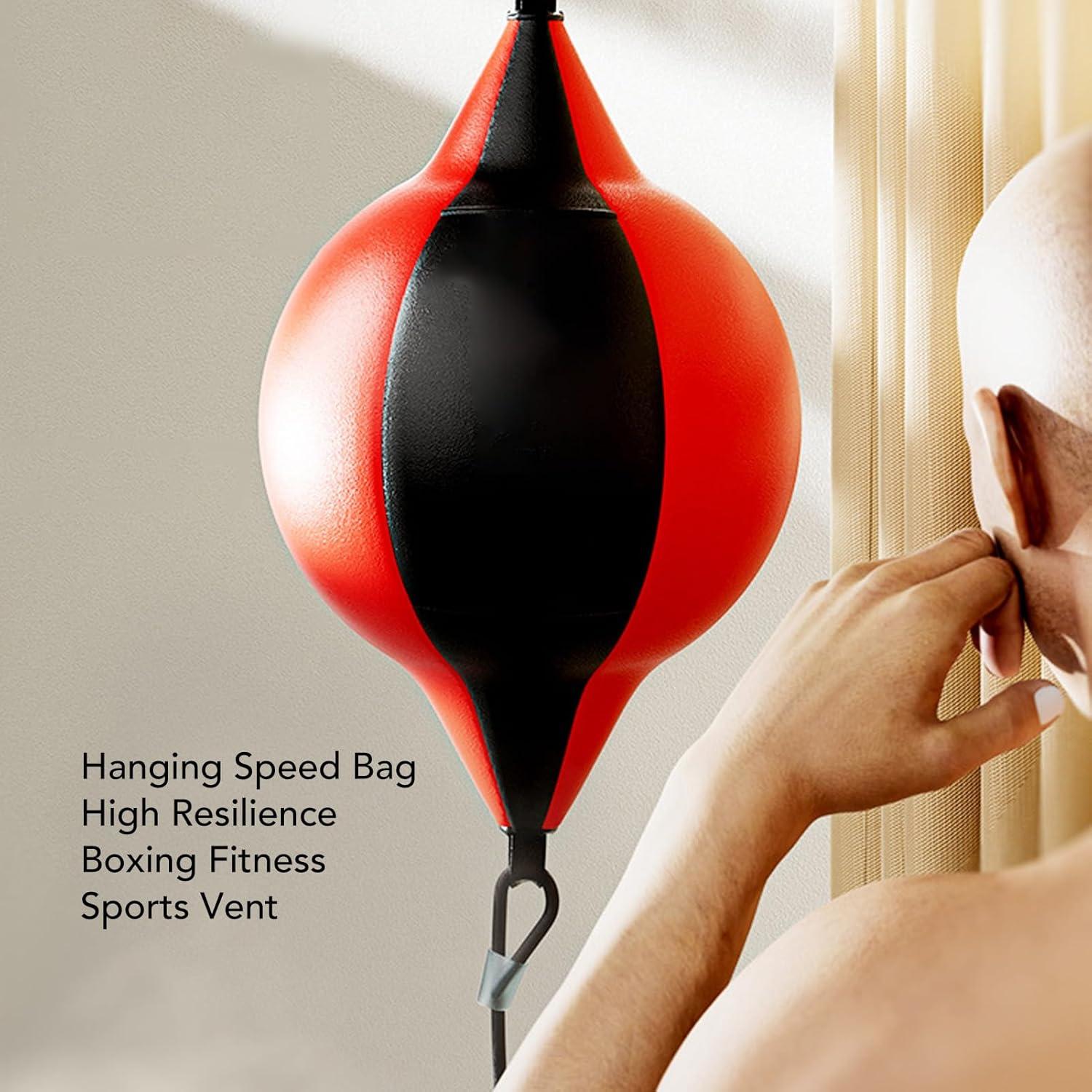 Saco de Boxeo Doble Extremo Fockety PU Ajustable 17cm