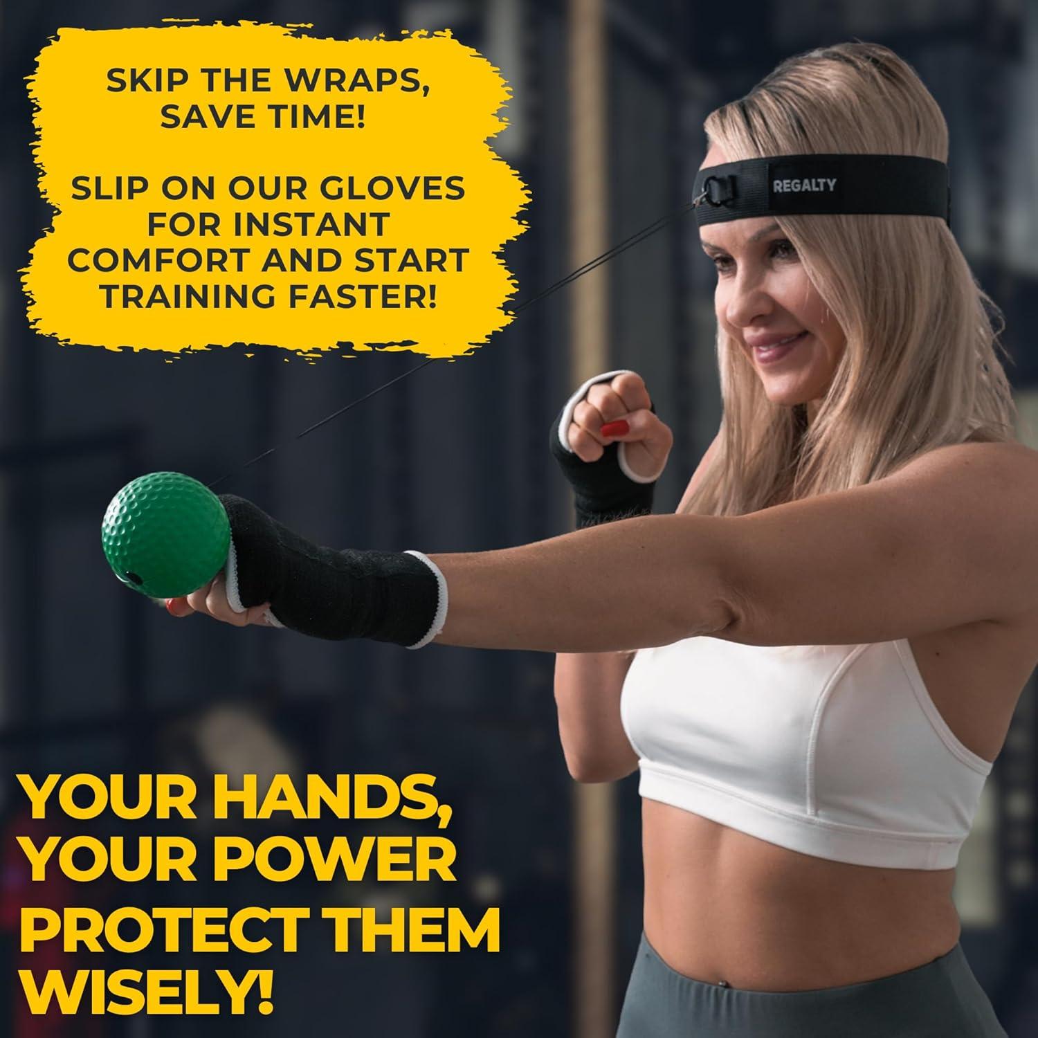 Juego de Pelotas de Reflexión de Boxeo REGALTY - Equipo Completo