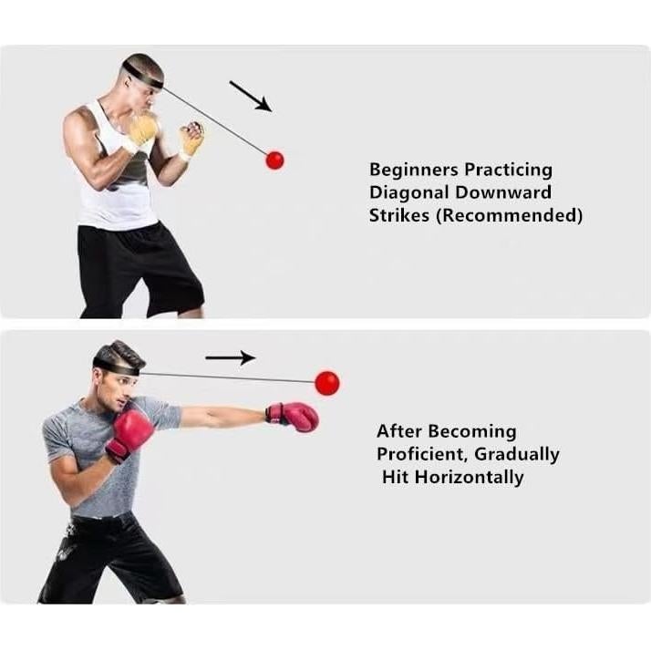 Bola de Reflexión de Boxeo JCYOYO BOXING001 6 cm con Vendajes