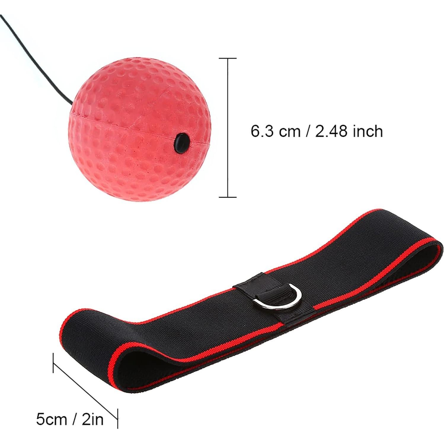 Pelota de Boxeo Reflex Dioche con Banda Ajustable y Cuerda