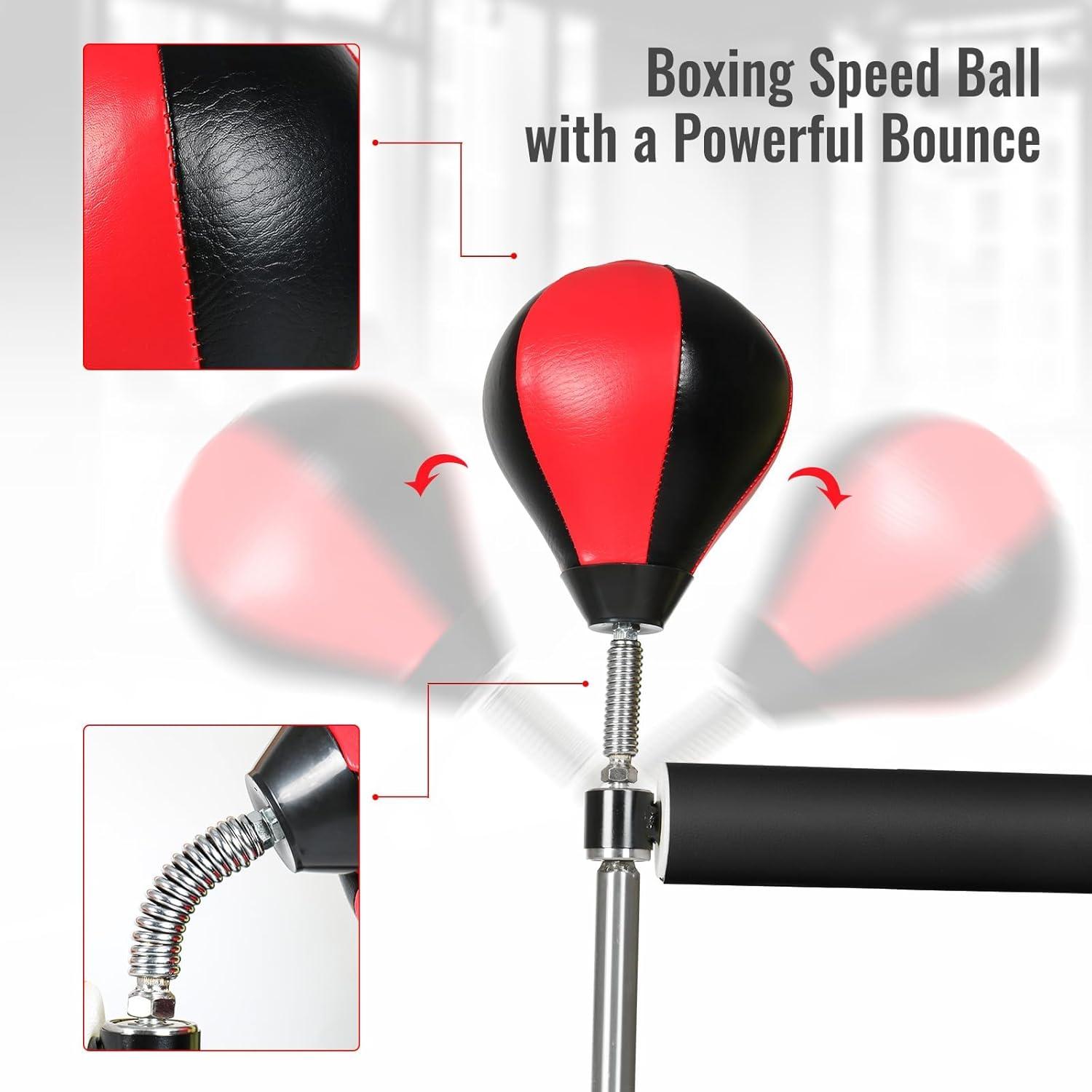 Barra Giratoria de Boxeo JELLYRATTBIT Montada en Pared 60x110cm