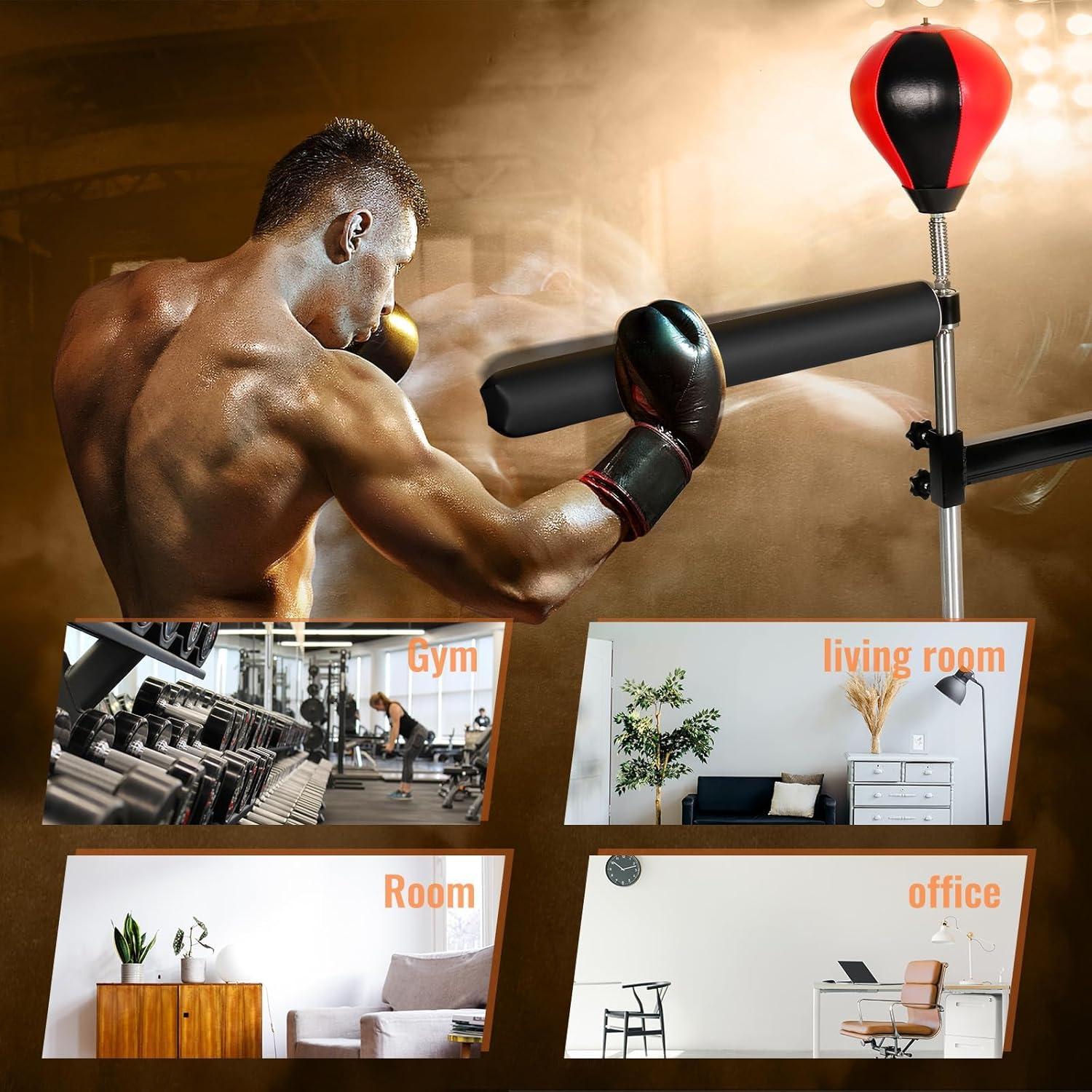 Barra Giratoria de Boxeo JELLYRATTBIT Montada en Pared 60x110cm