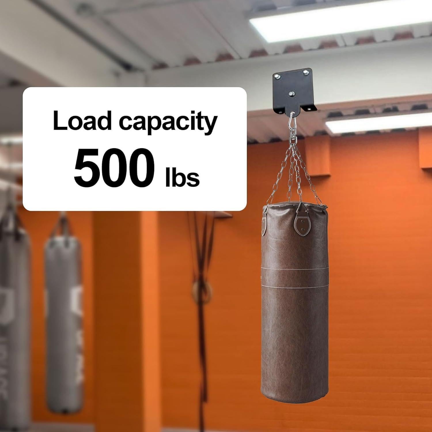 Soporte para Saco de Boxeo Homydom 158 kg Acero Negro