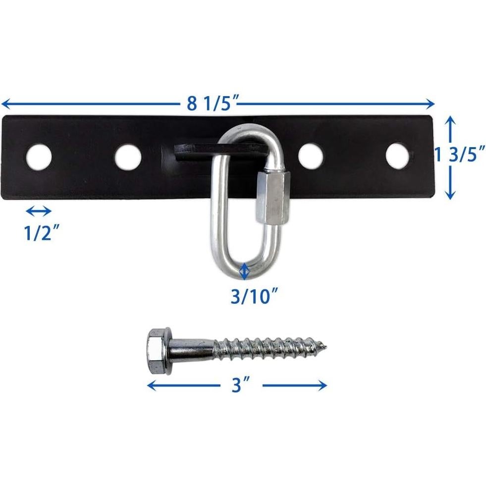 Soporte de Bolsa Pesada Qualward para Viga de Madera hasta 227 kg