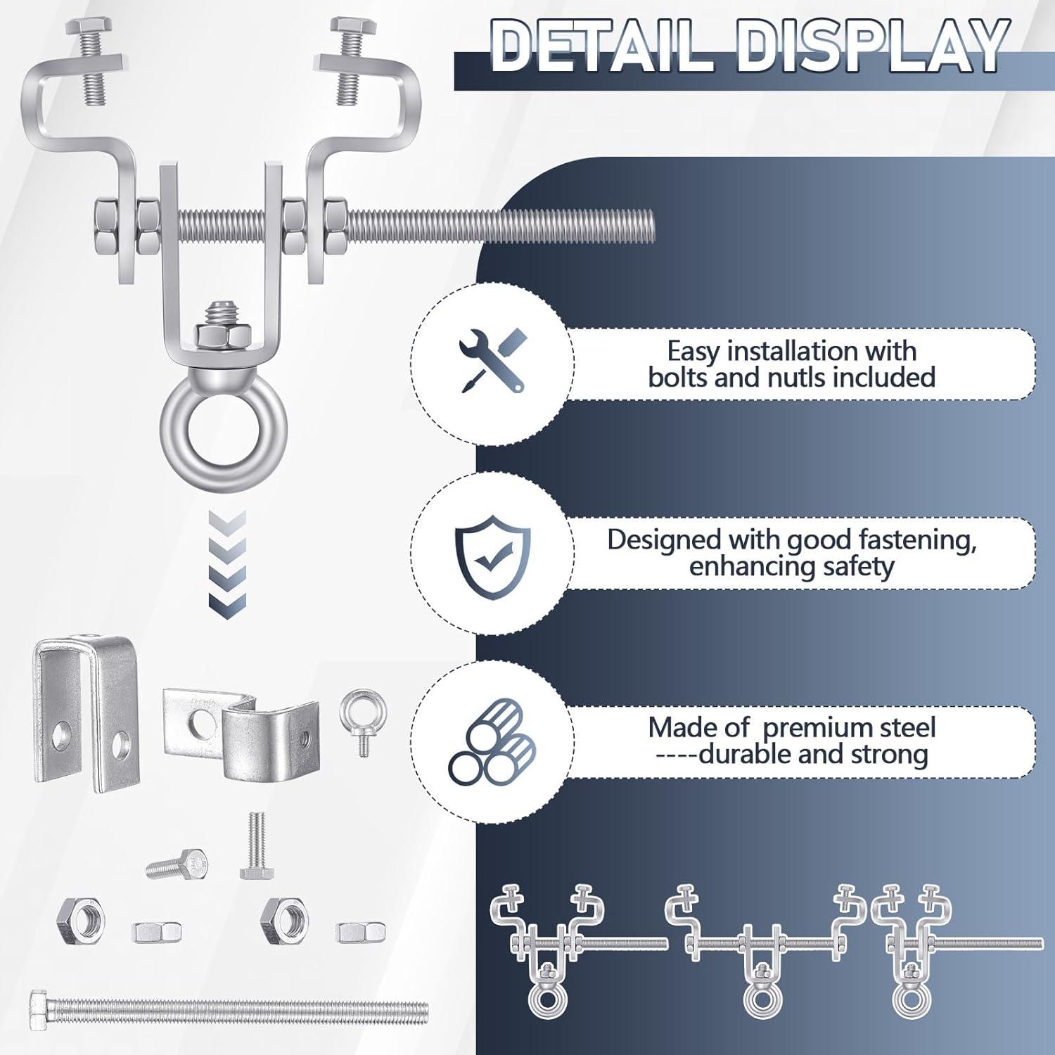 Soporte de Bolsa Pesada MorningRo con Ganchos y Tuercas